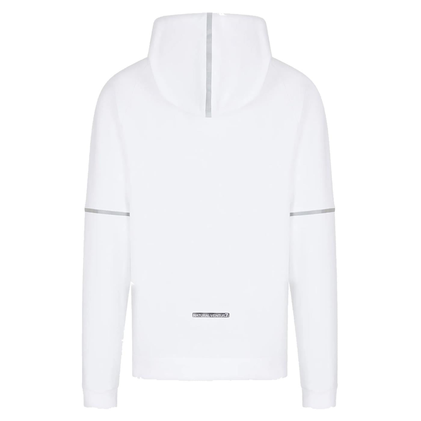 EMPORIO ARMANI 7 EA7 NATURAL VENTUS7 M HOODIE - Bianco - vista 2