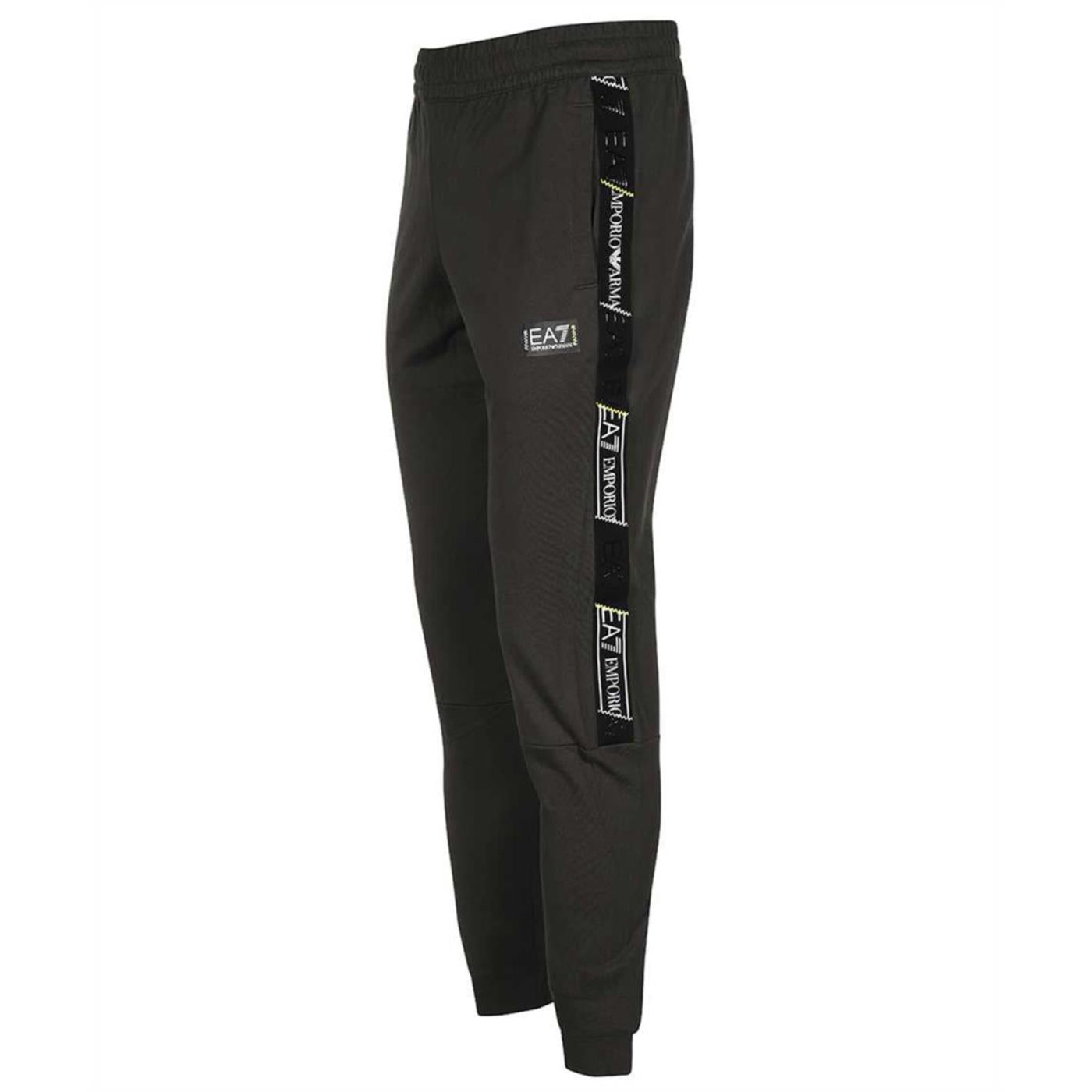 EMPORIO ARMANI 7 EA7 TRAIN LOGO TAPE PANTS