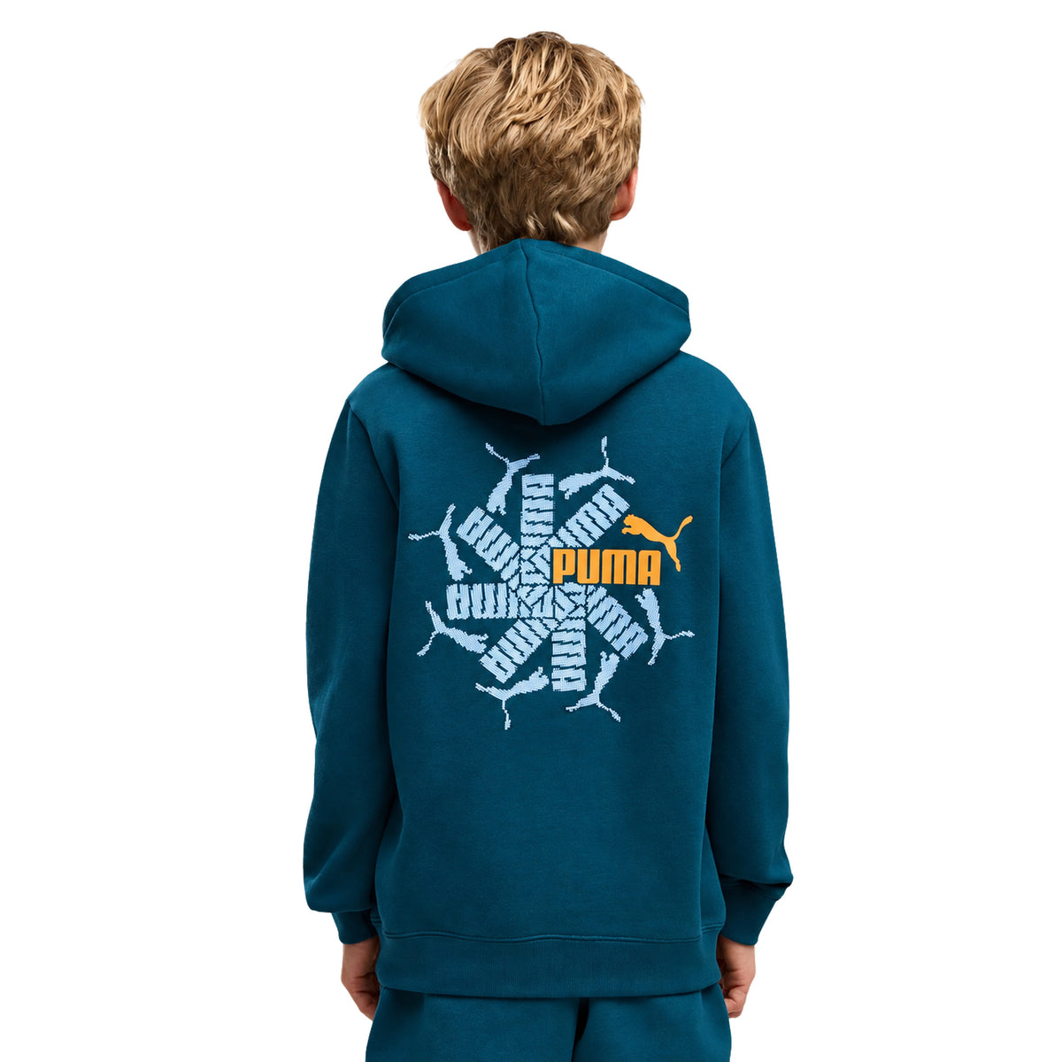 PUMA ESS LOGO LAB HOODIE JR - seconda immagine