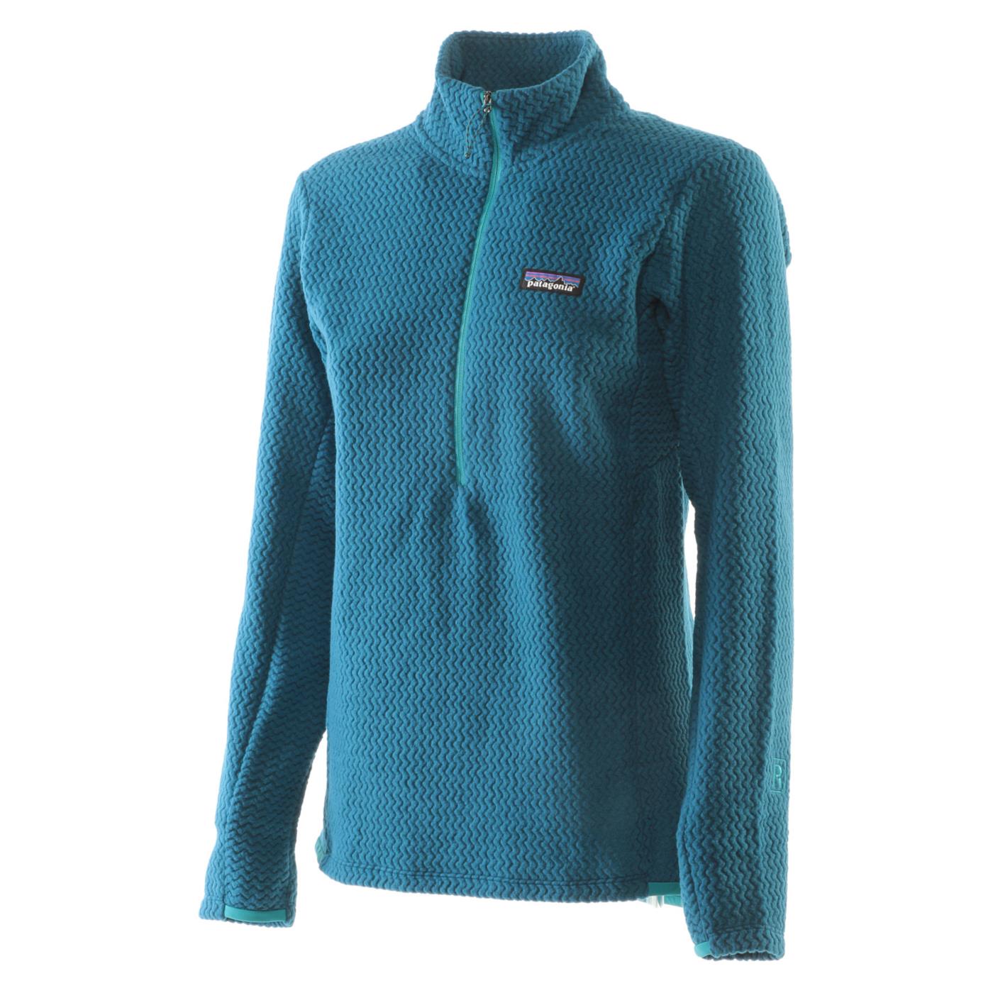PATAGONIA W R1 AIR ZIP NECK - Blu - vista 2
