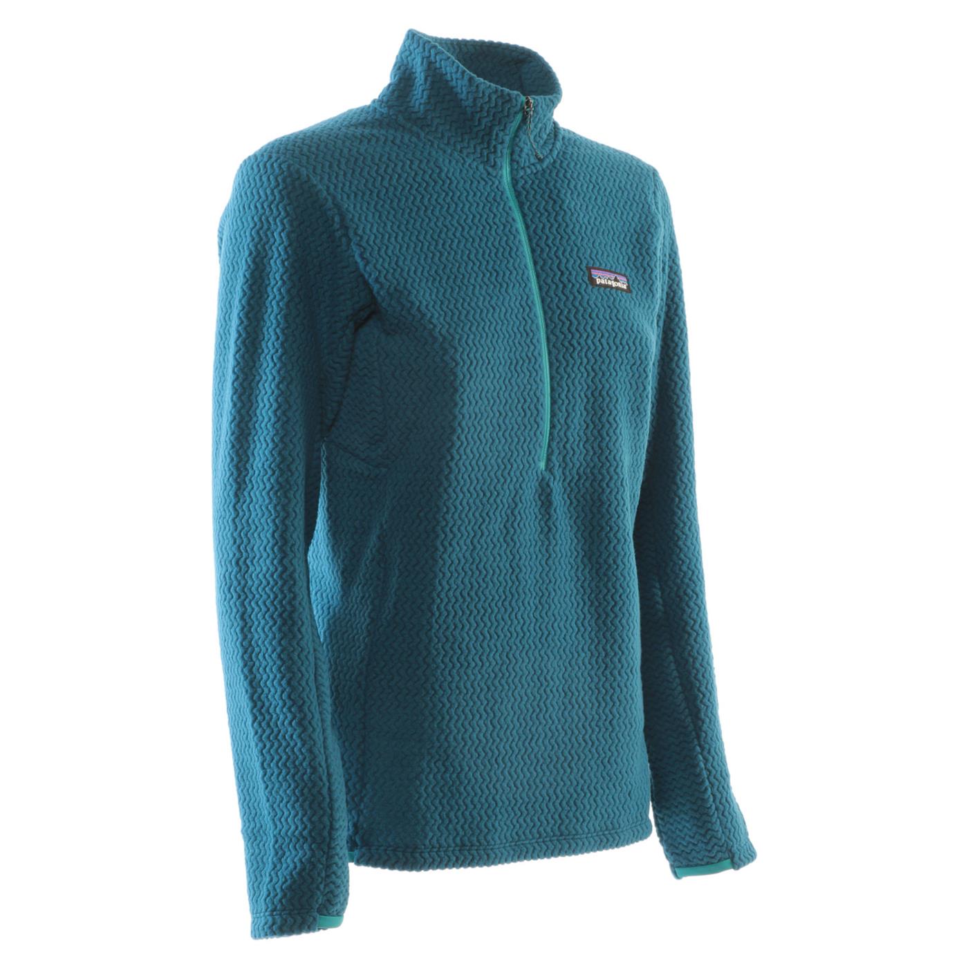 PATAGONIA W R1 AIR ZIP NECK - Blu - vista 3