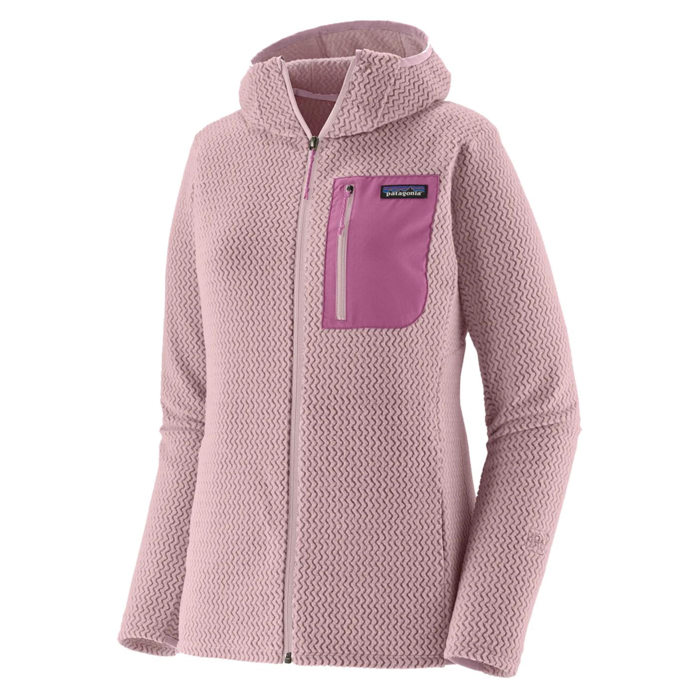 PATAGONIA W R1 AIR FULL-ZIP HOODY - Rosa - immagine principale