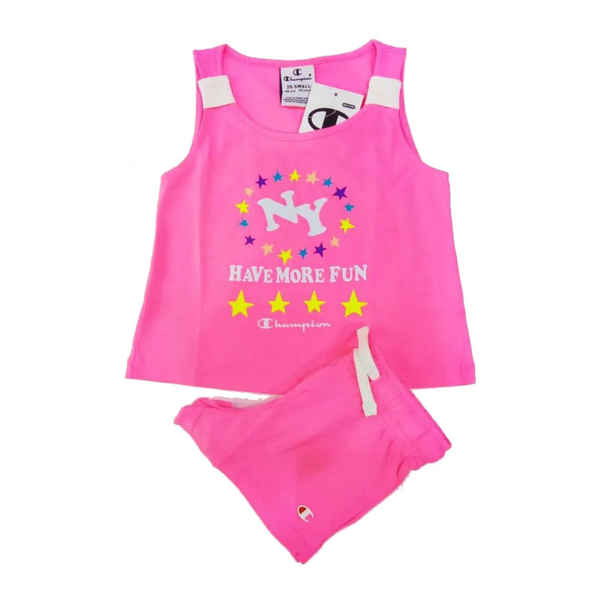 CHAMPION JR SET T-SHIRT+SHORTS