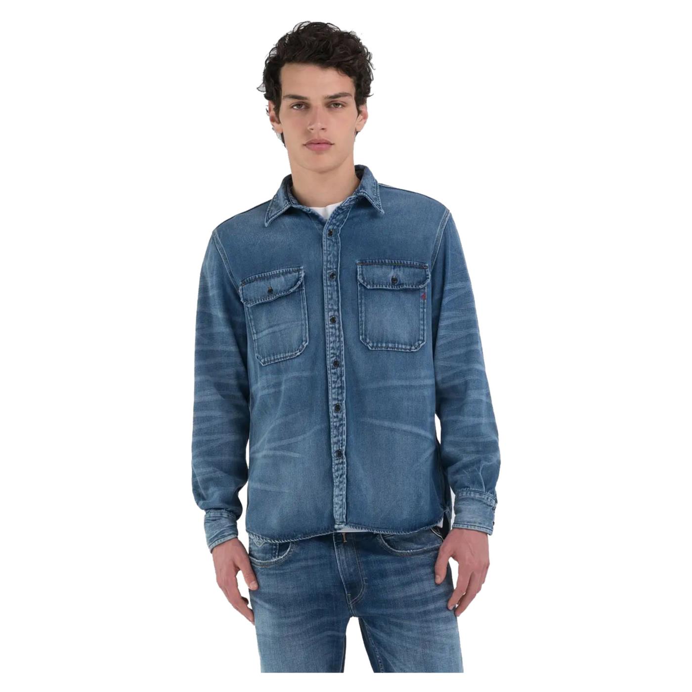 REPLAY REGULAR DENIM SHIRT