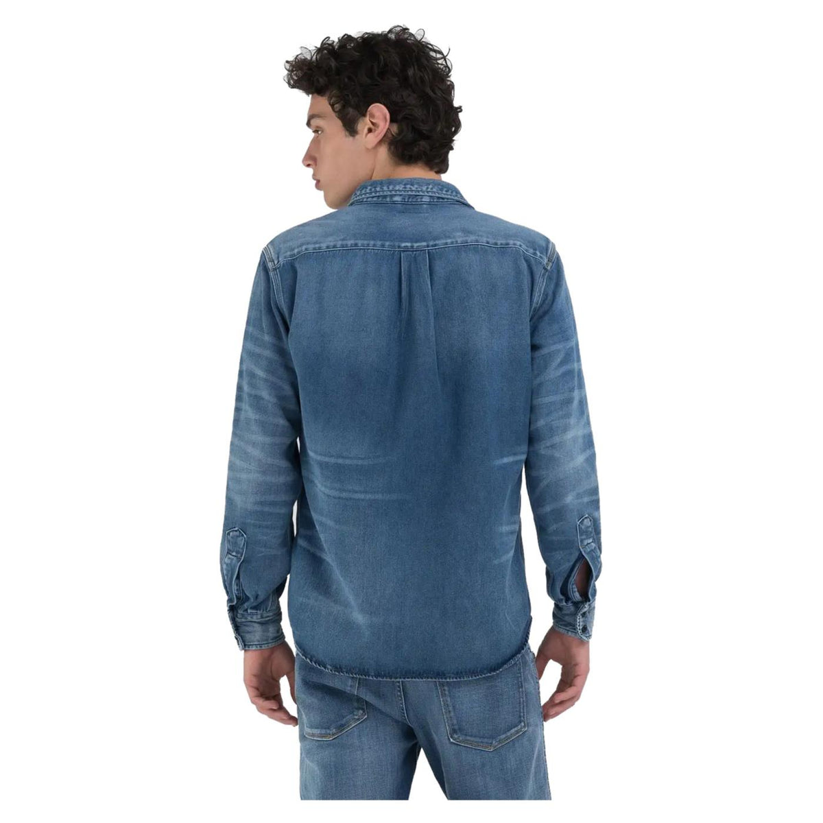 REPLAY REGULAR DENIM SHIRT - seconda immagine