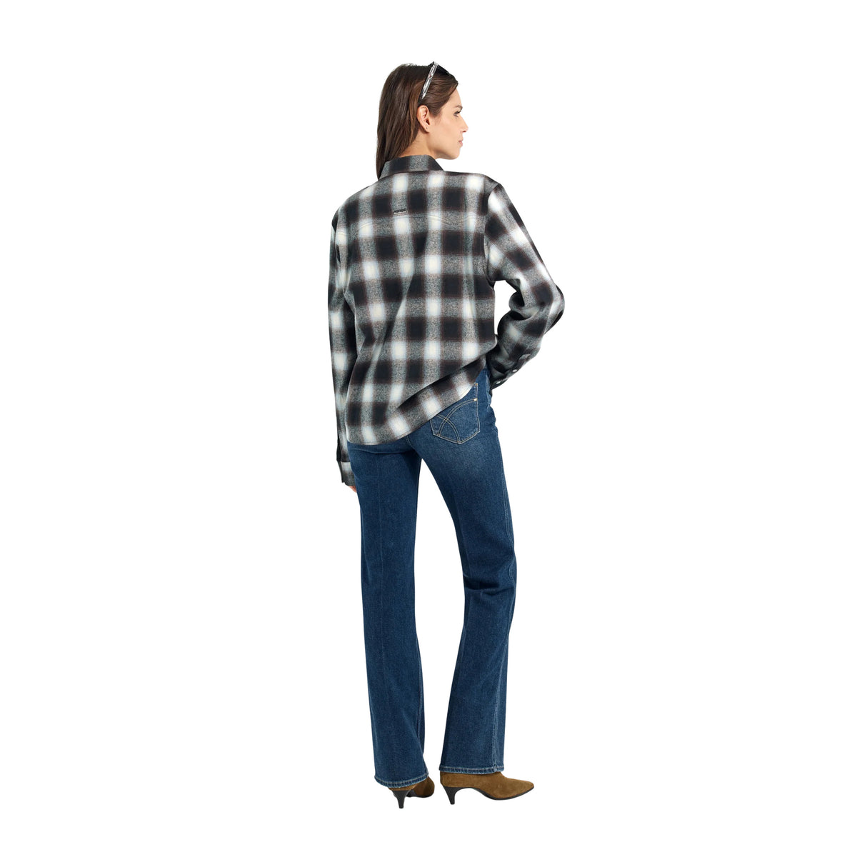 GAS GIARA CHECK SHIRT WOMAN - seconda immagine