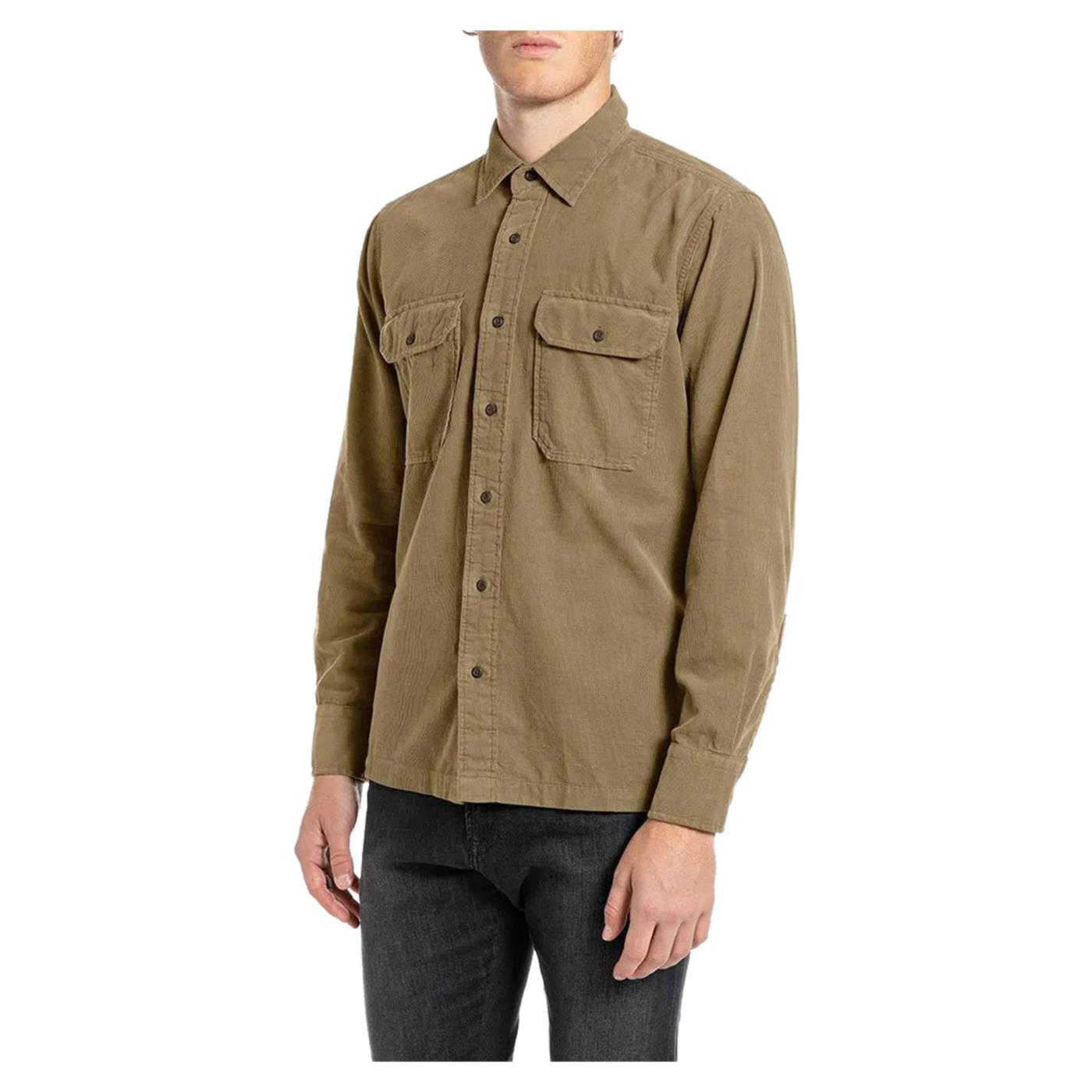REPLAY REGULAR CORDUROY SHIRT