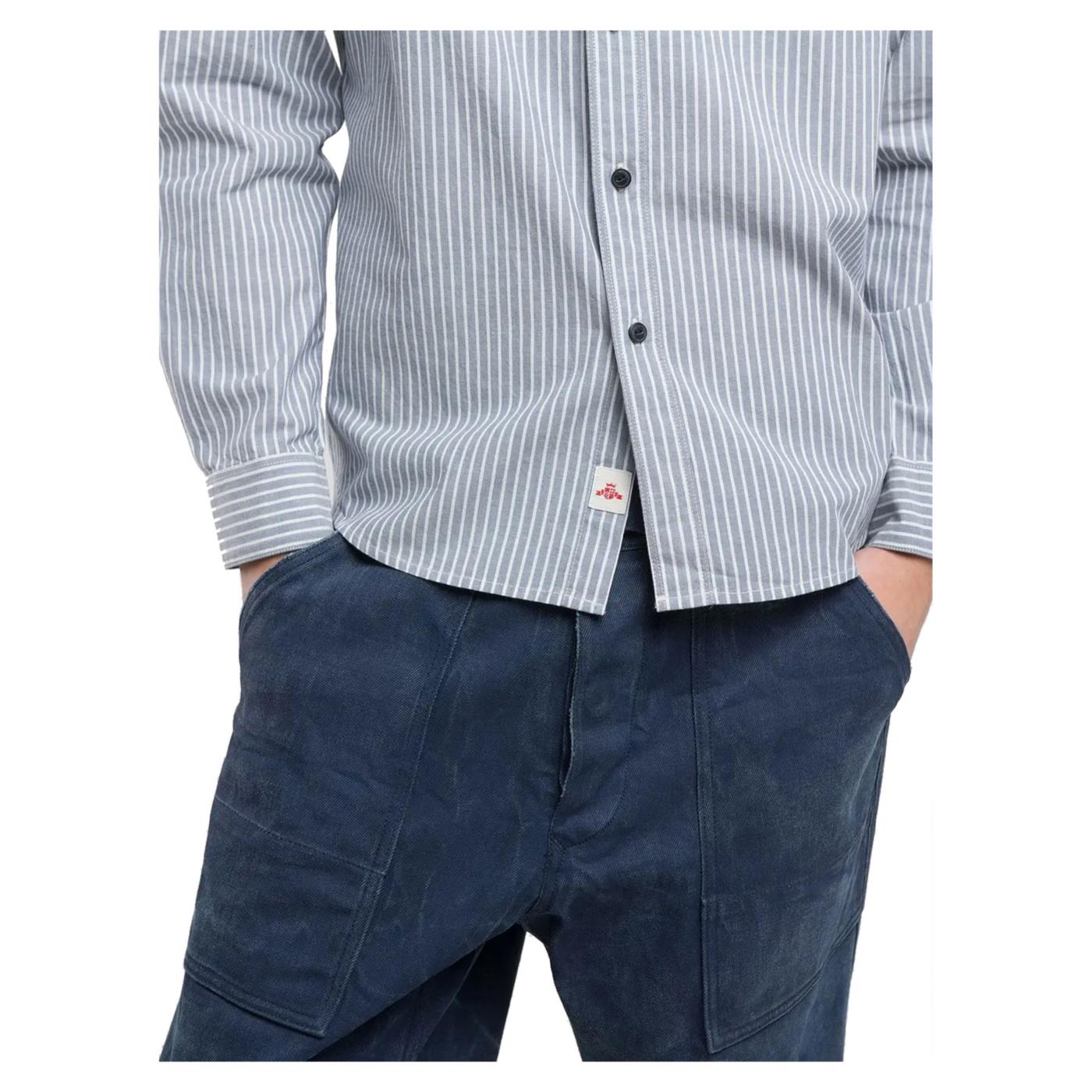 REPLAY CAMICIA REGULAR FIT RIGHE