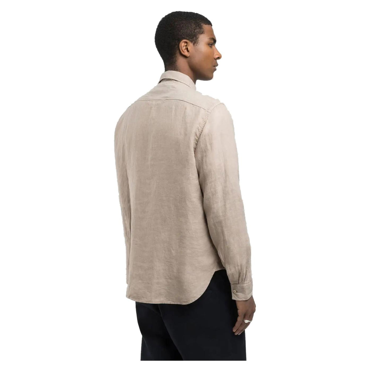 REPLAY REGULAR FIT LINEN SHIRT - seconda immagine