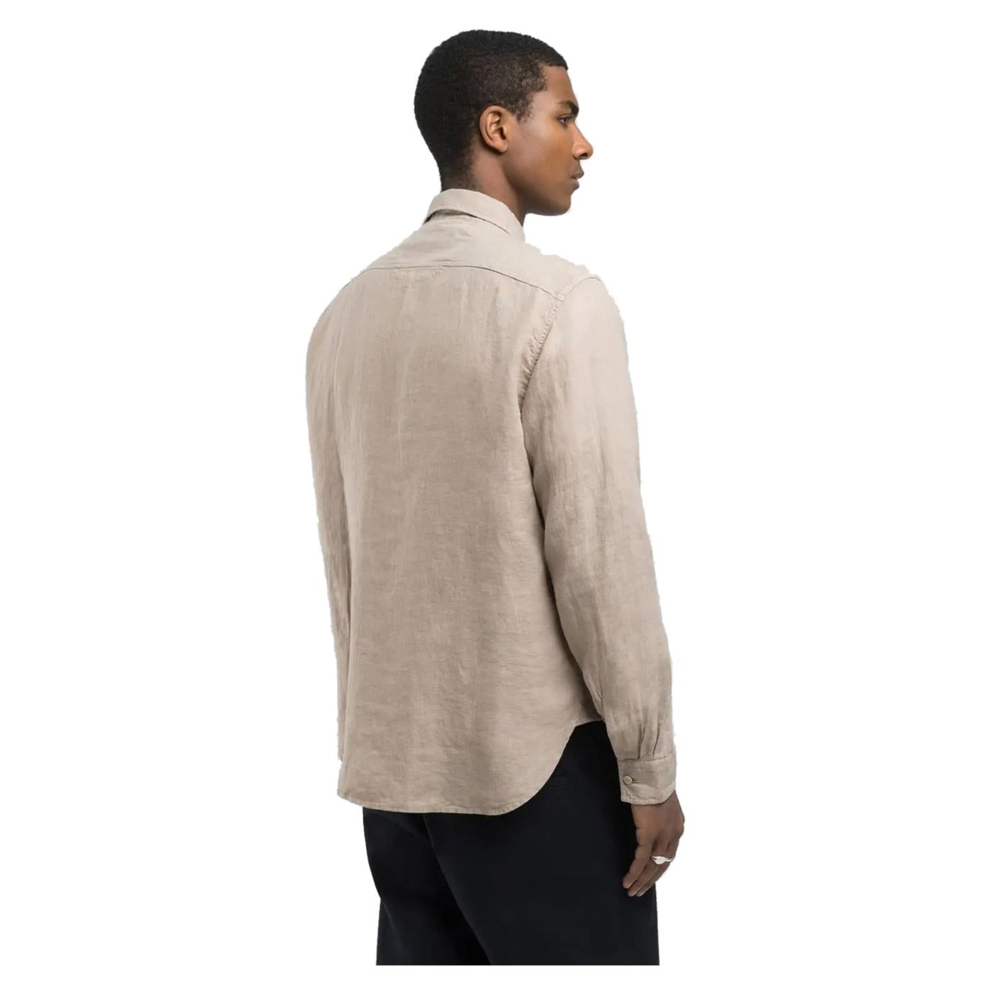 REPLAY CAMICIA REGULAR FIT LINO