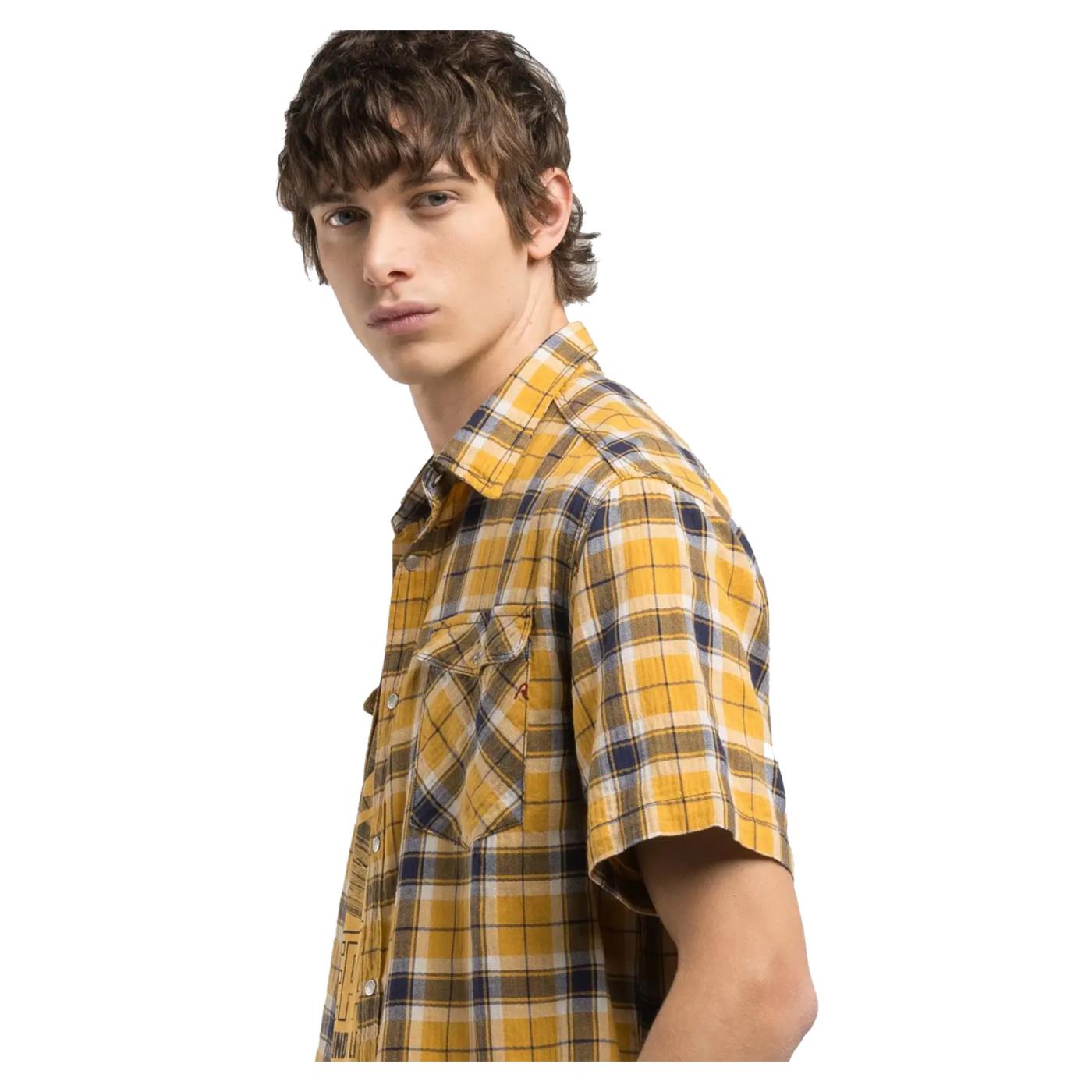 REPLAY CAMICIA REGULAR FIT