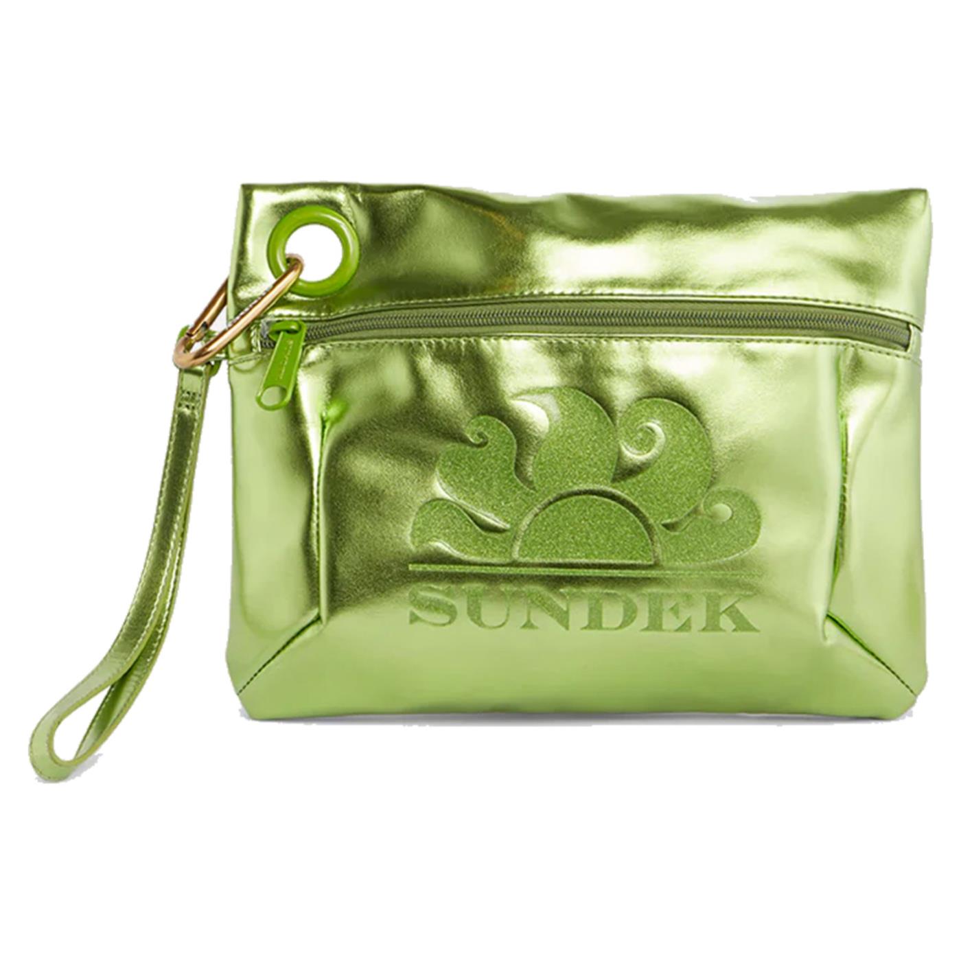 SUNDEK LAMINATED CLUTCH BAG