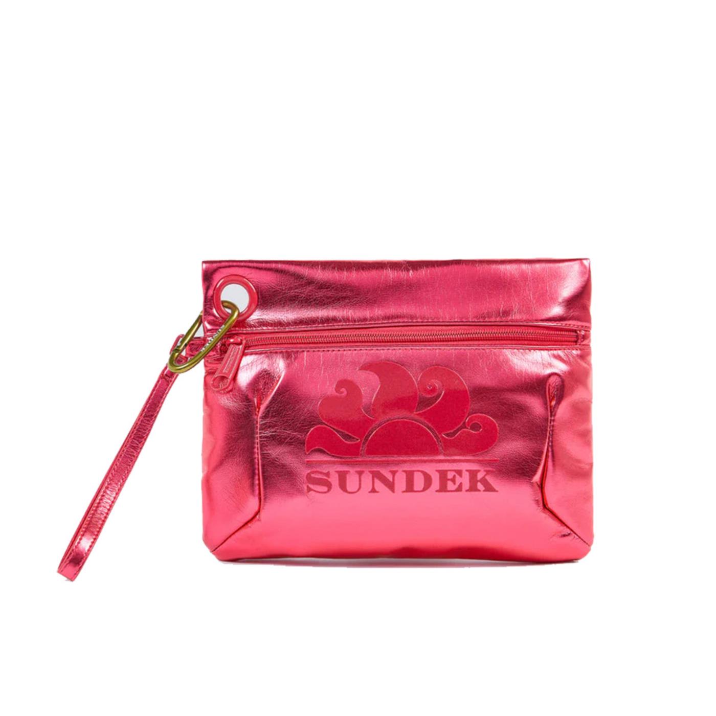 SUNDEK LAMINATED CLUTCH BAG