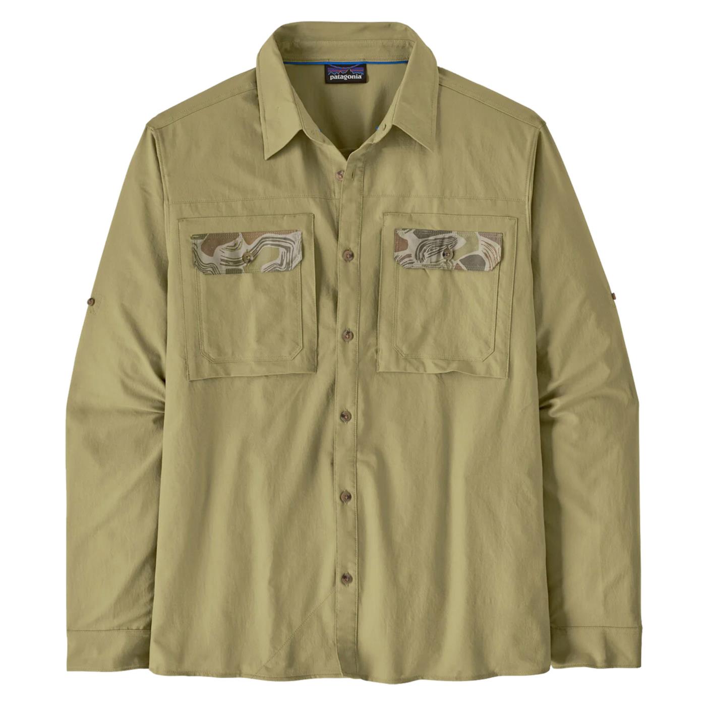 PATAGONIA LS SELF GUIDED SUN SHIRT - Militare - immagine principale