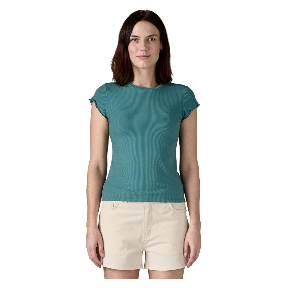 PATAGONIA WOMAN RIB KNIT TOP TEE - seconda immagine