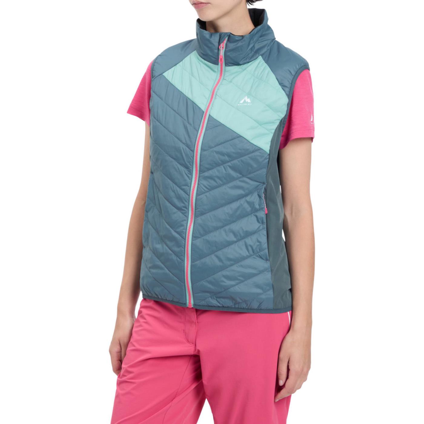 MC KINLEY SIERRE HYBRID WOMAN VEST - Grigio scuro - immagine principale