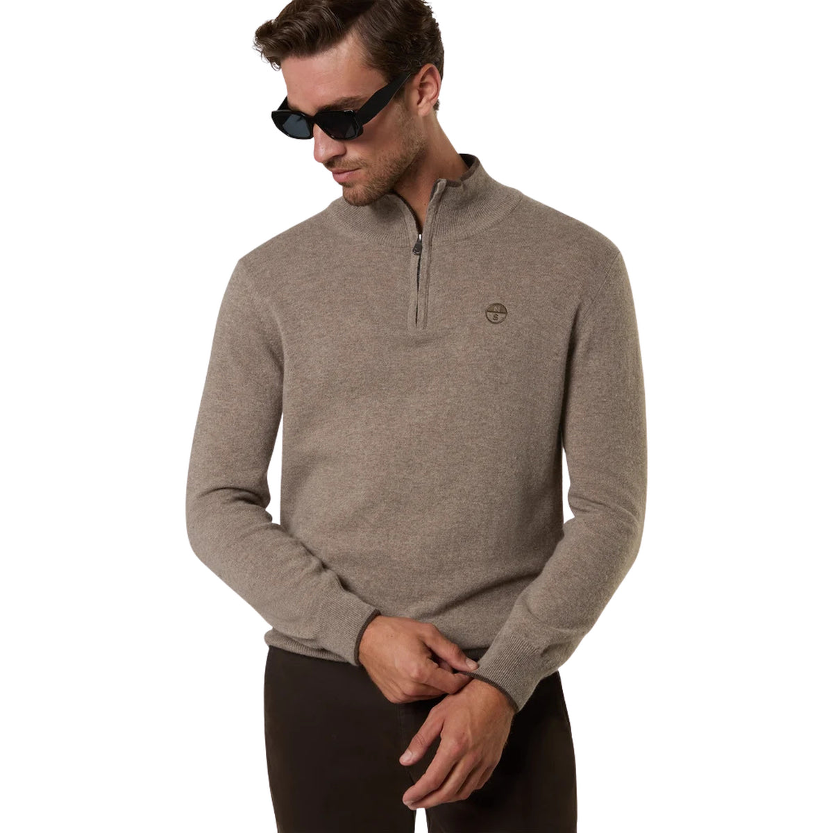 NORTH SAILS HALF ZIP 12GG KNITWEAR