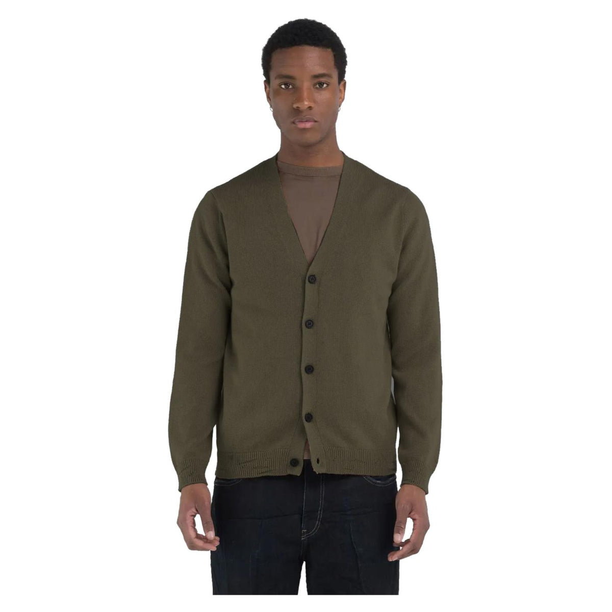 REPLAY COTTON CASHMERE CARDIGAN