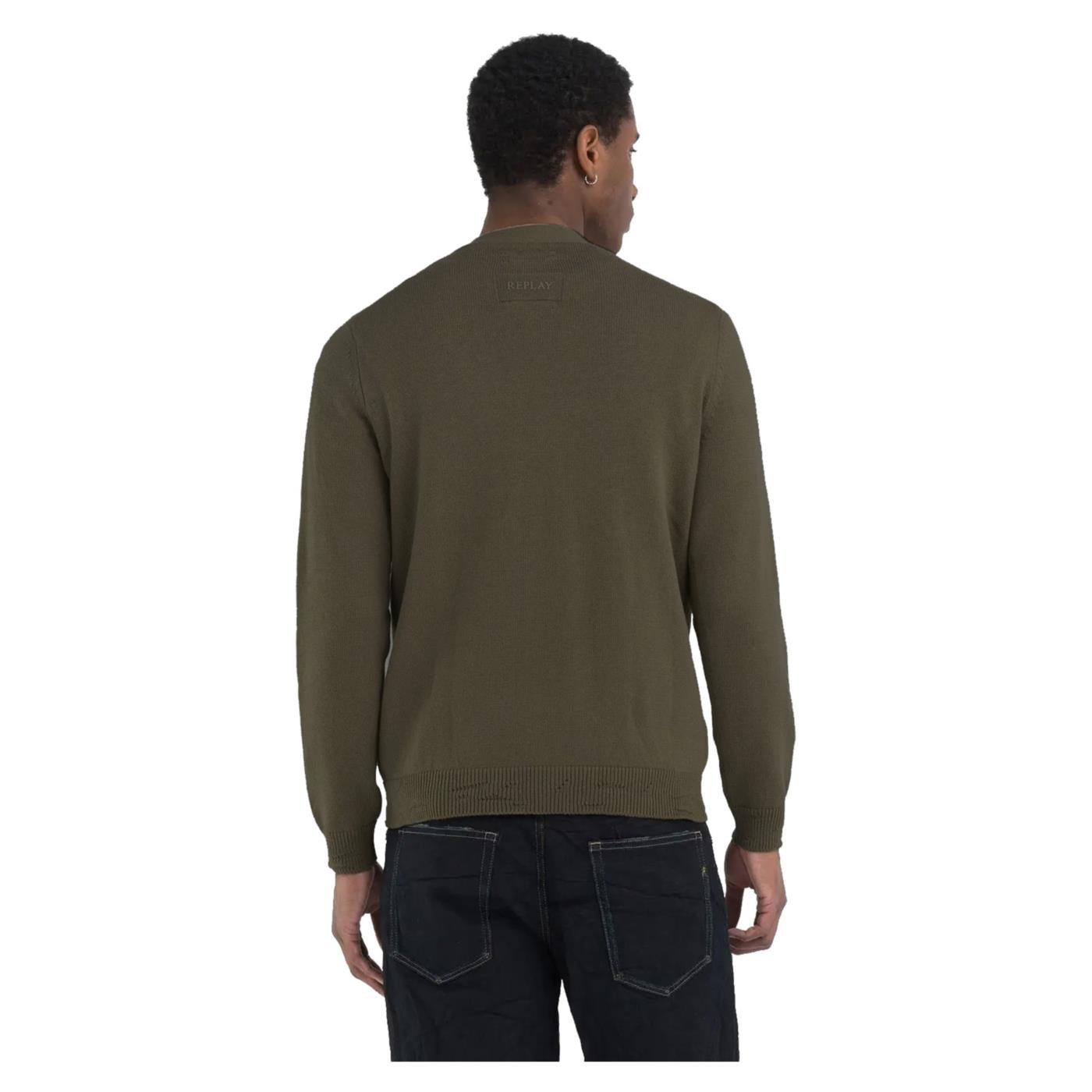 REPLAY CARDIGAN COTONE CASHMERE