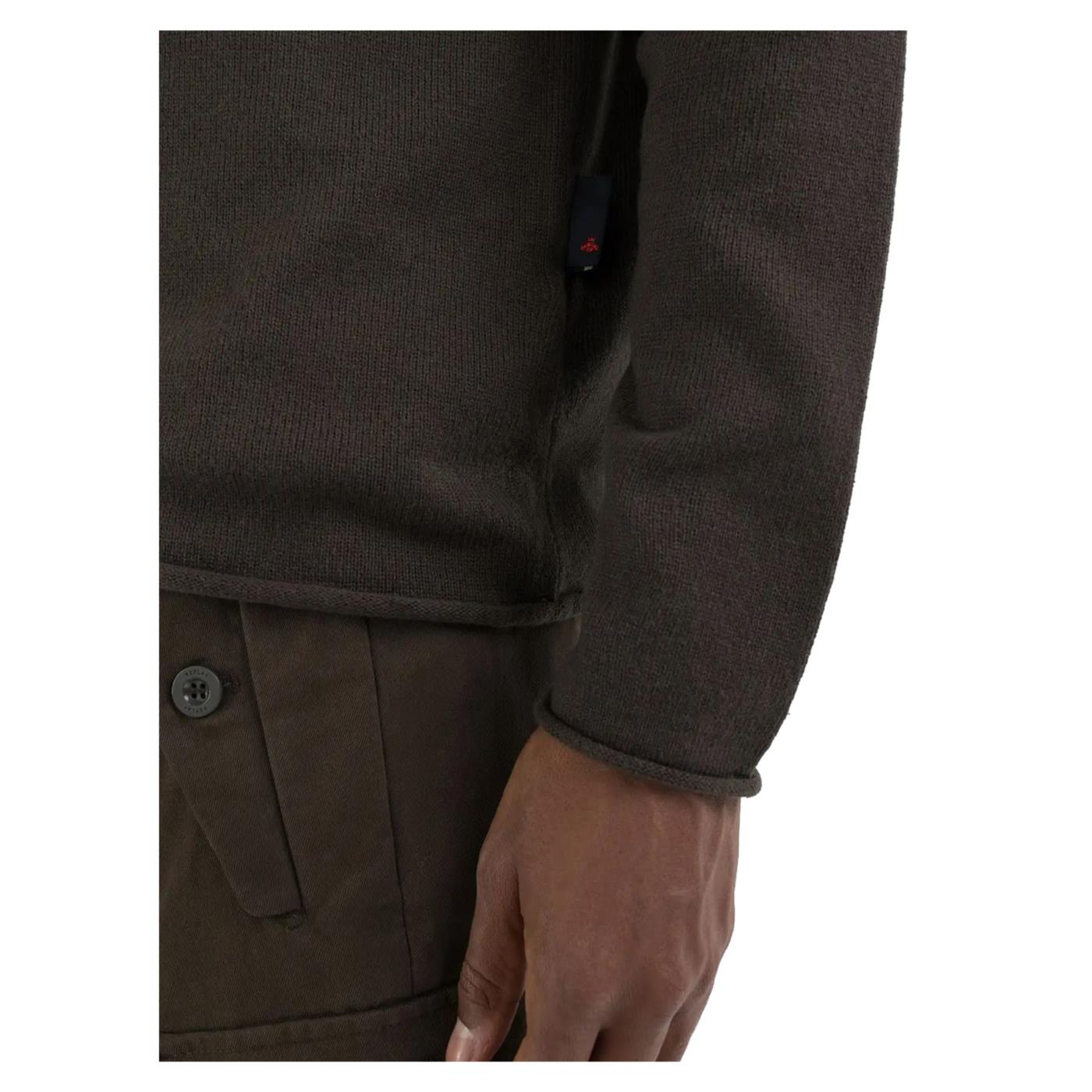 REPLAY PULLOVER GIROCOLLO