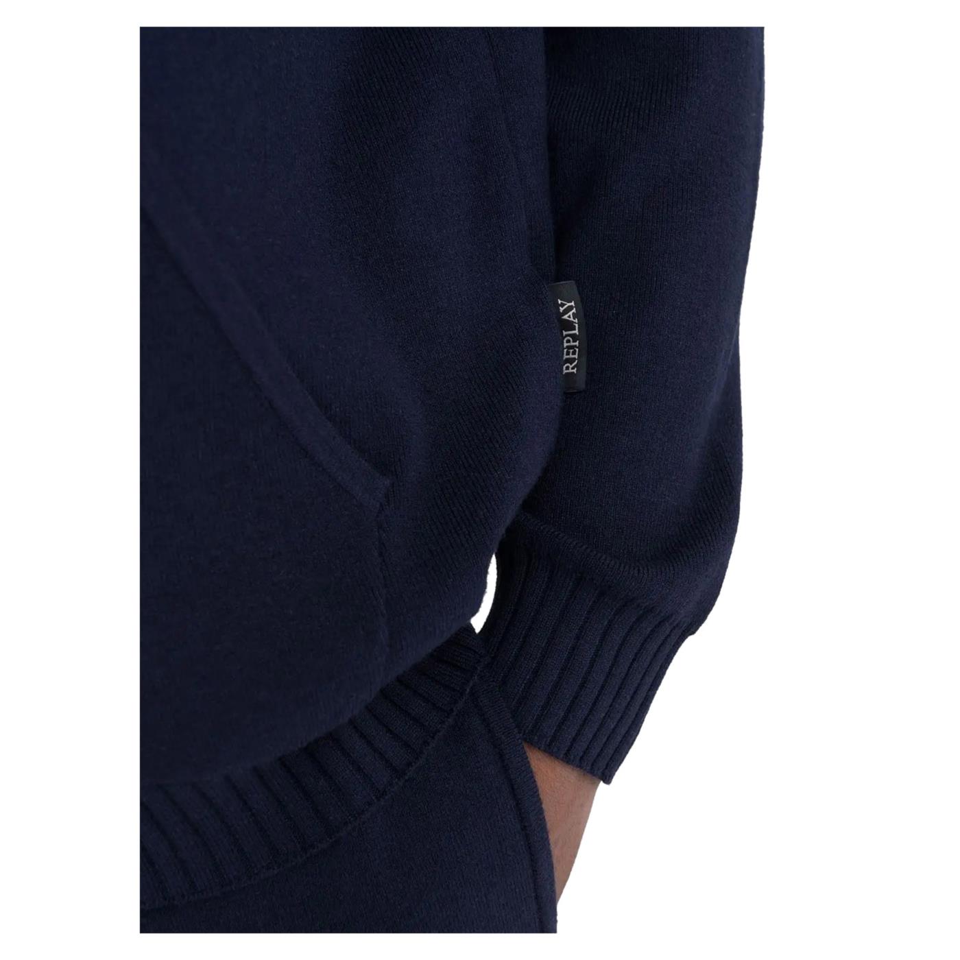 REPLAY MAGLIONE CON CAPPUCCIO