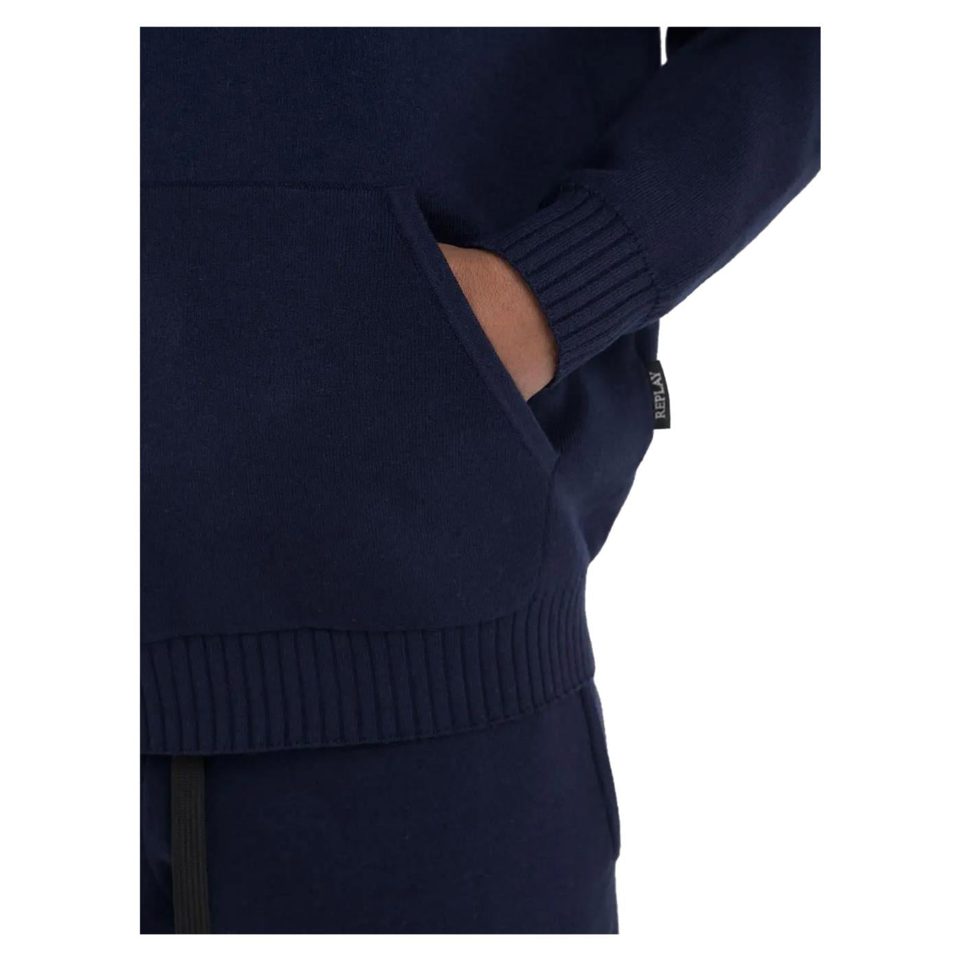 REPLAY MAGLIONE CON CAPPUCCIO
