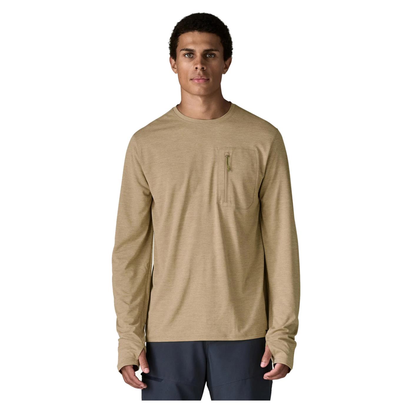 PATAGONIA LS CAP COOL SUN SHIRT - Beige - immagine principale