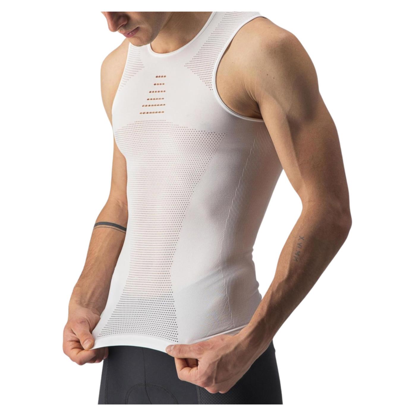 CASTELLI CORE SEAMLESS BASE LAYER - C1-bianco - vista 3