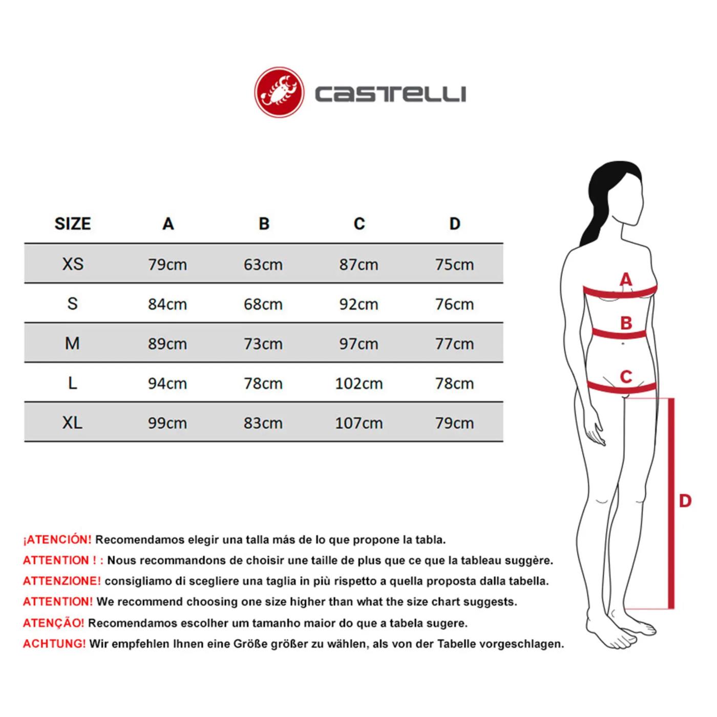 CASTELLI VELOCISSIMA 2 W JERSEY