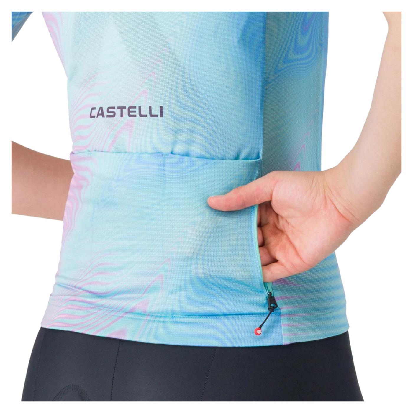 CASTELLI COSMIC VORTEX W JERSEY - Azzurro - vista 4