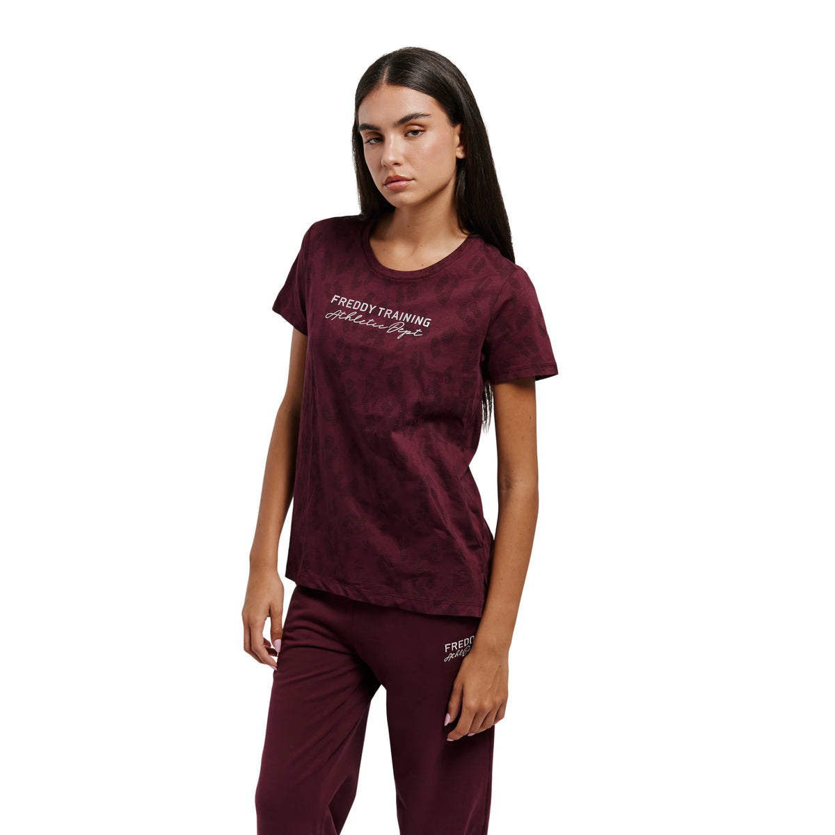 FREDDY W TEE JERSEY TRAINING EVO - Bordeaux - immagine principale
