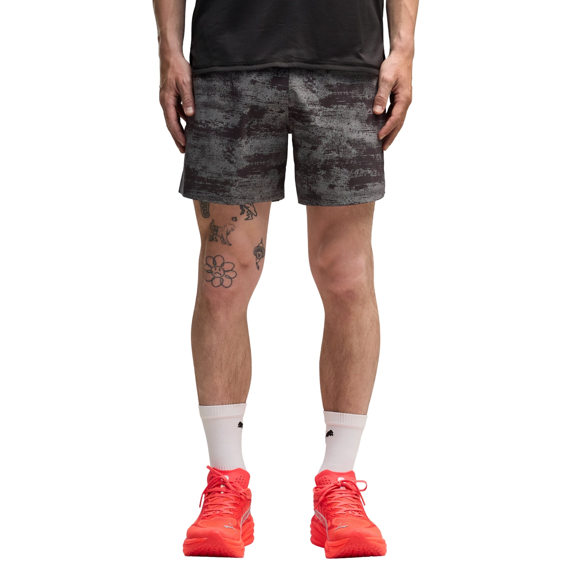 PUMA DRMRUN BRIGHTSTRIDE SHORT - Grigio scuro - immagine principale