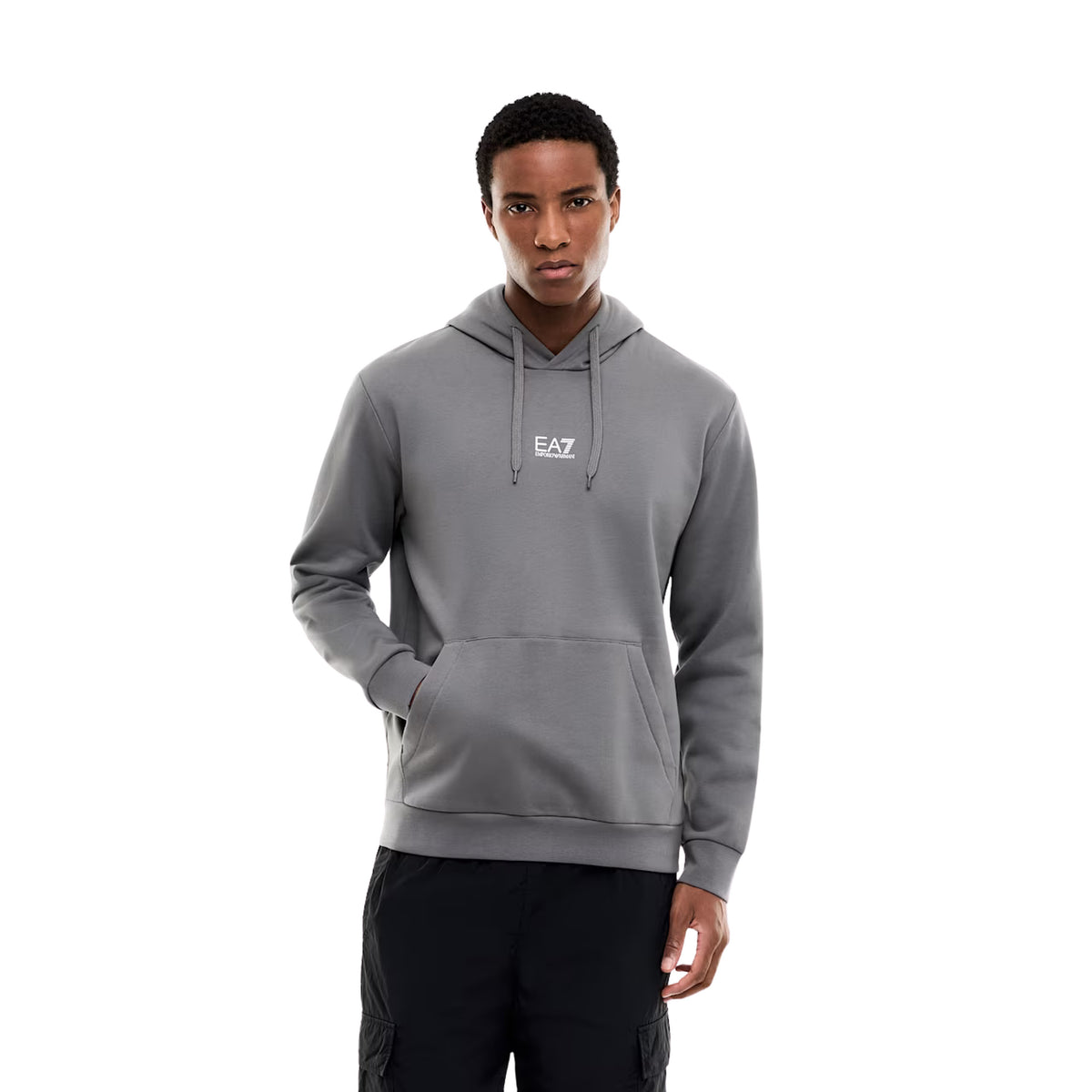 EMPORIO ARMANI 7 EA7 TRAIN CORE T-TOP HOODIE - Grigio scuro - immagine principale