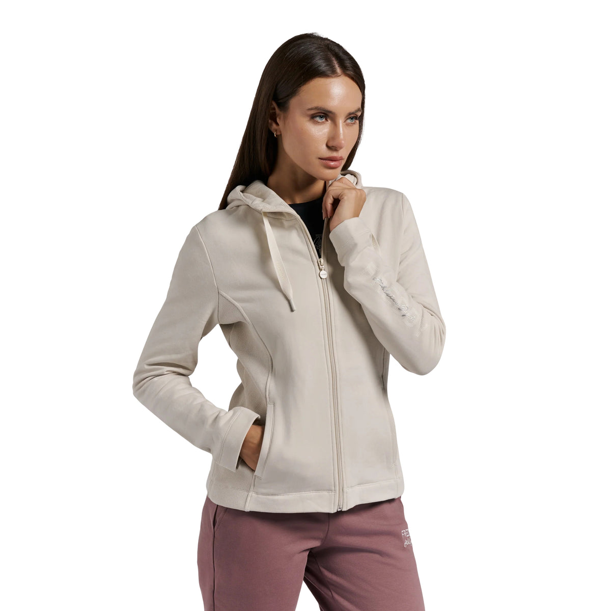 FREDDY FELPA W FZH TRAINING EVO - Beige - immagine principale