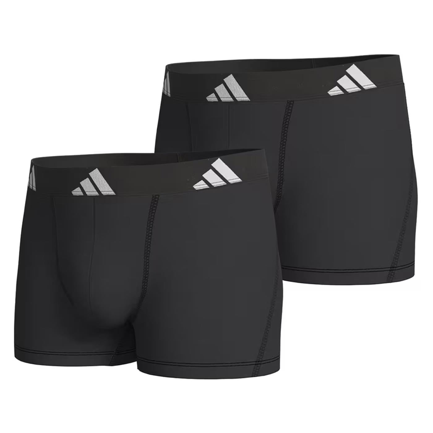 ADIDAS UNDERWEAR 2PK TRUNK ACTIVE FLEX - Nero - immagine principale