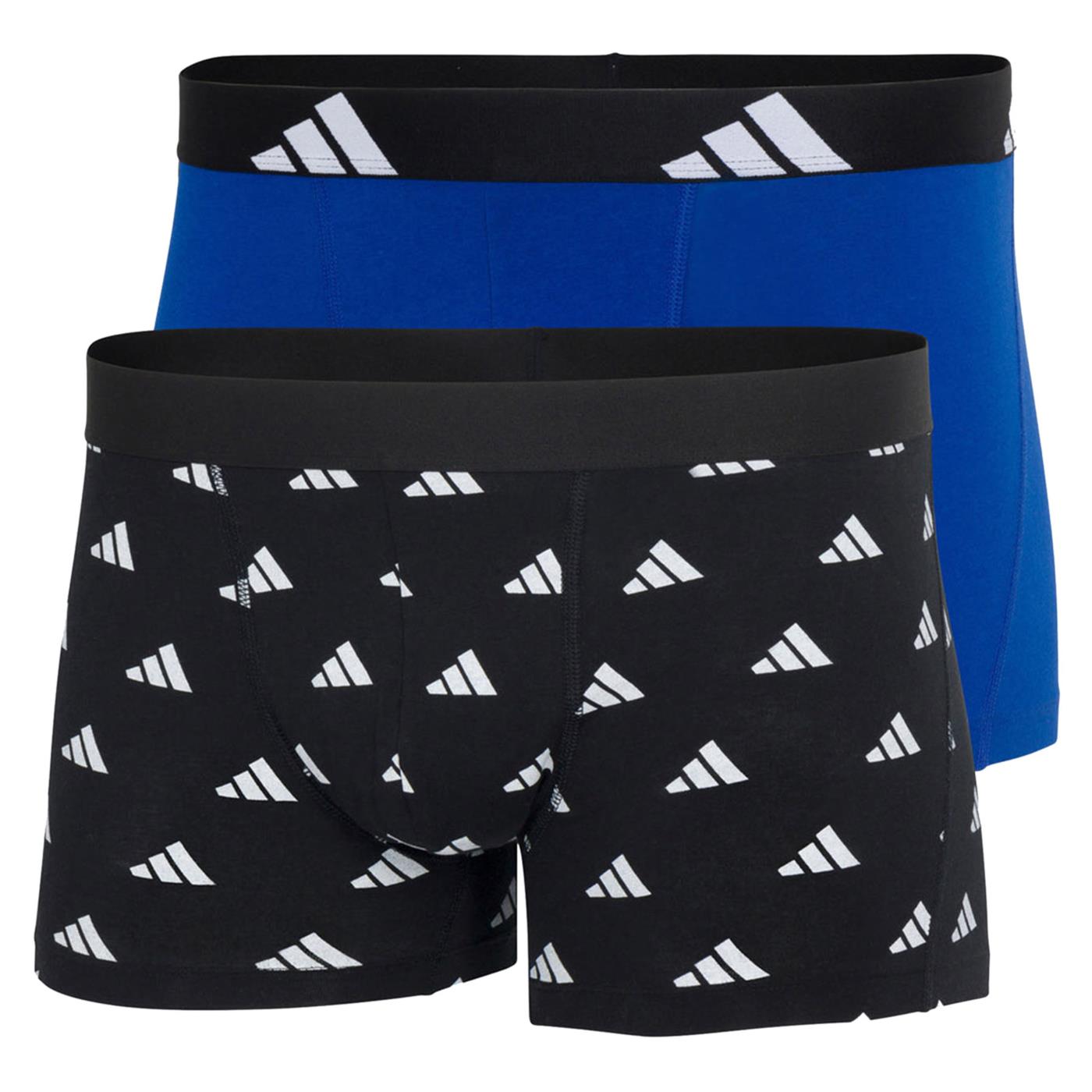 ADIDAS UNDERWEAR 2PK TRUNK ACTIVE FLEX - Nero - immagine principale