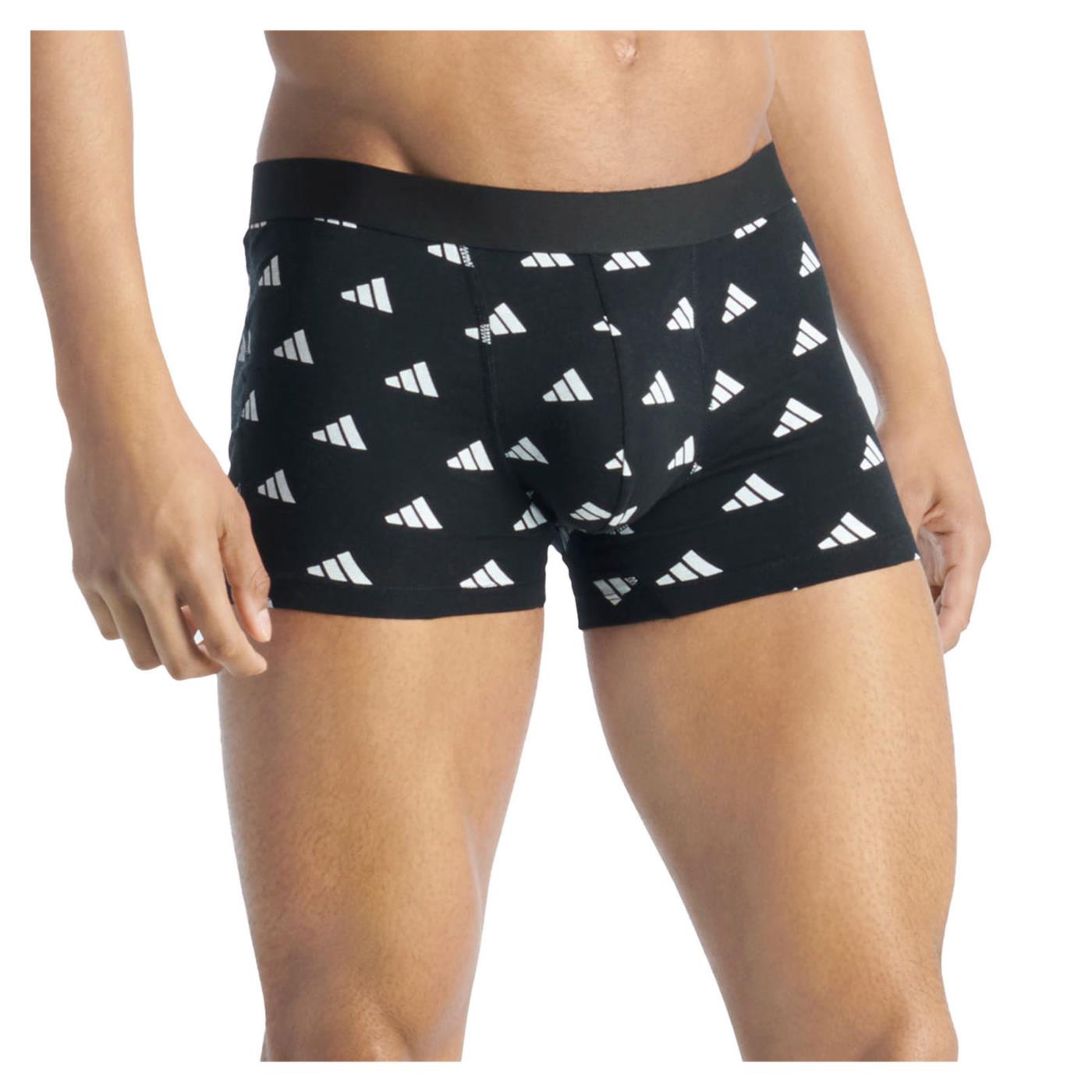 ADIDAS UNDERWEAR 2PK TRUNK ACTIVE FLEX - Nero - vista 2