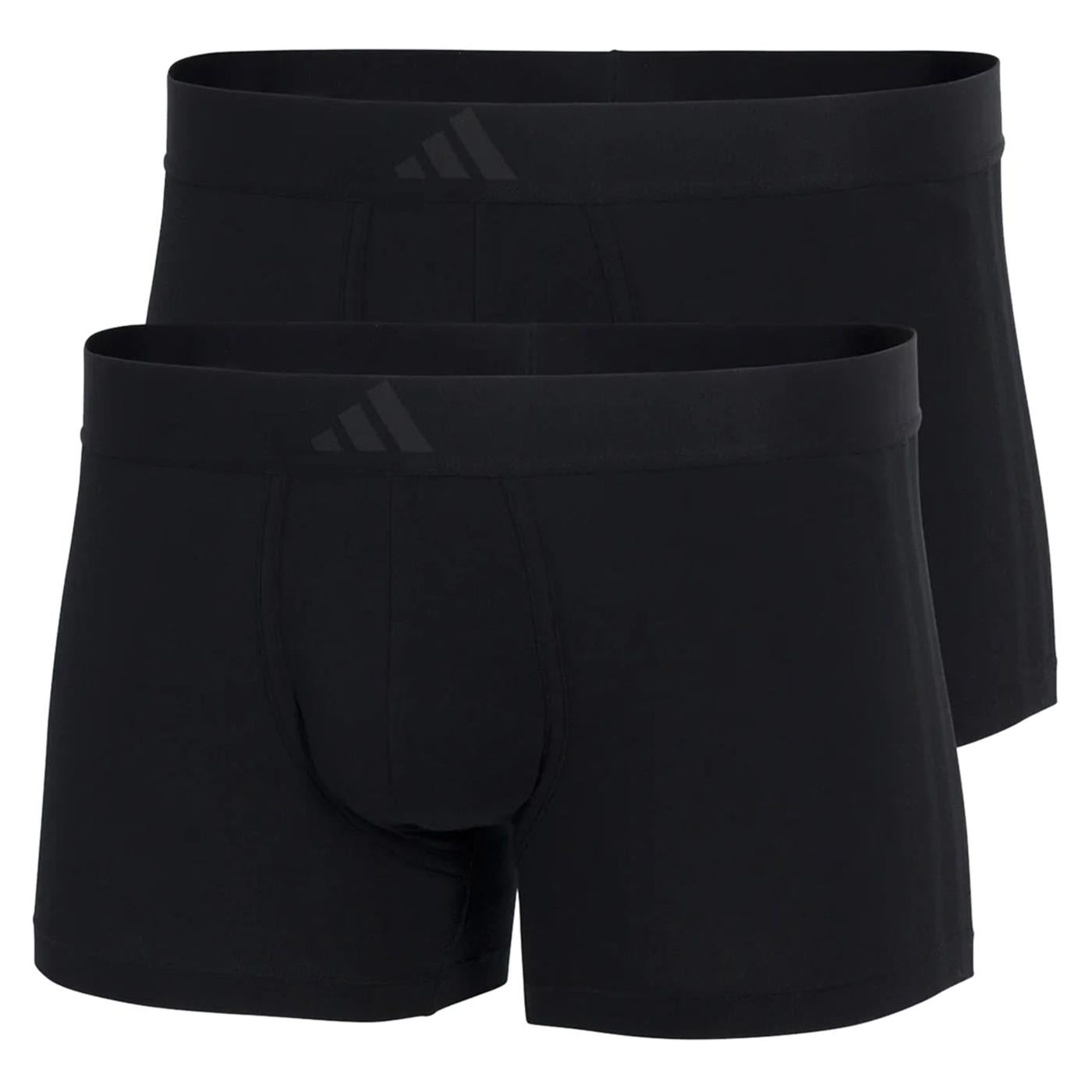 ADIDAS UNDERWEAR 2PK TRUNK 3S ACTIVE FLEX - Nero - immagine principale