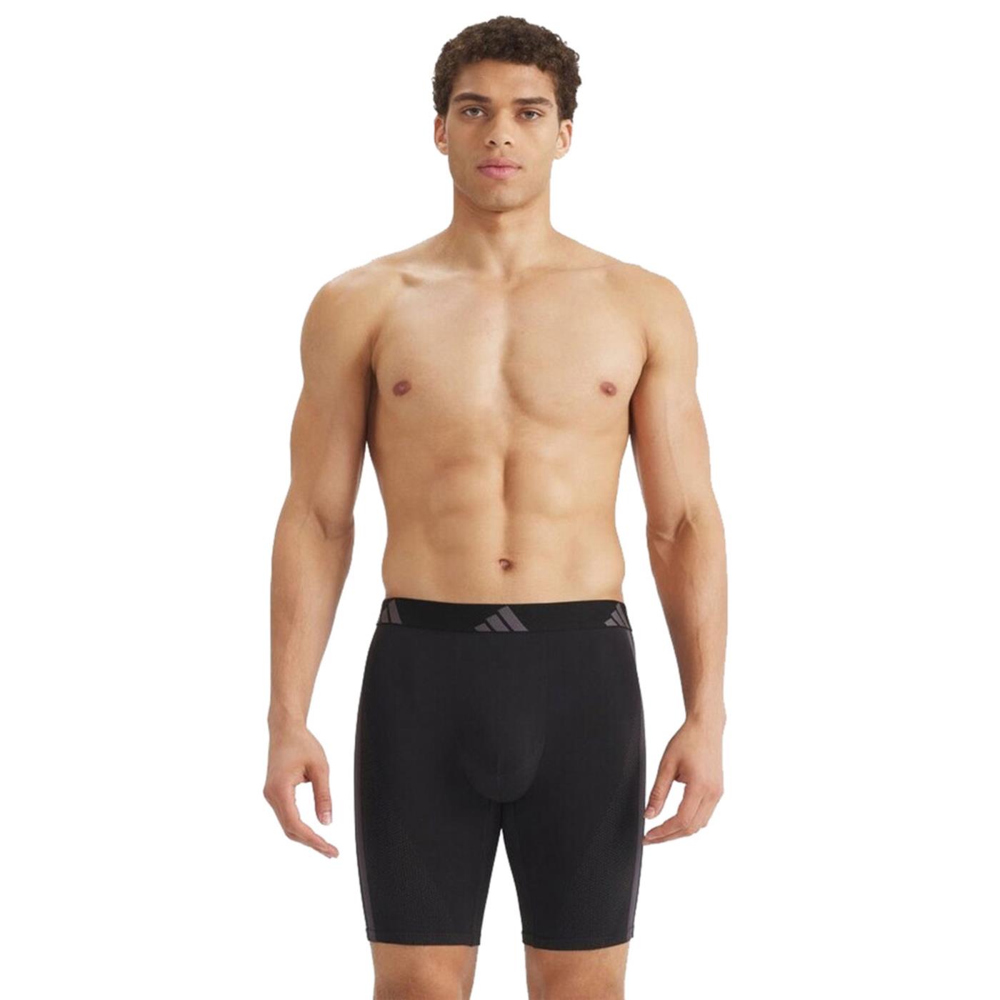 ADIDAS UNDERWEAR 2PK TRUNK MICRO STRETCH - Nero - vista 2