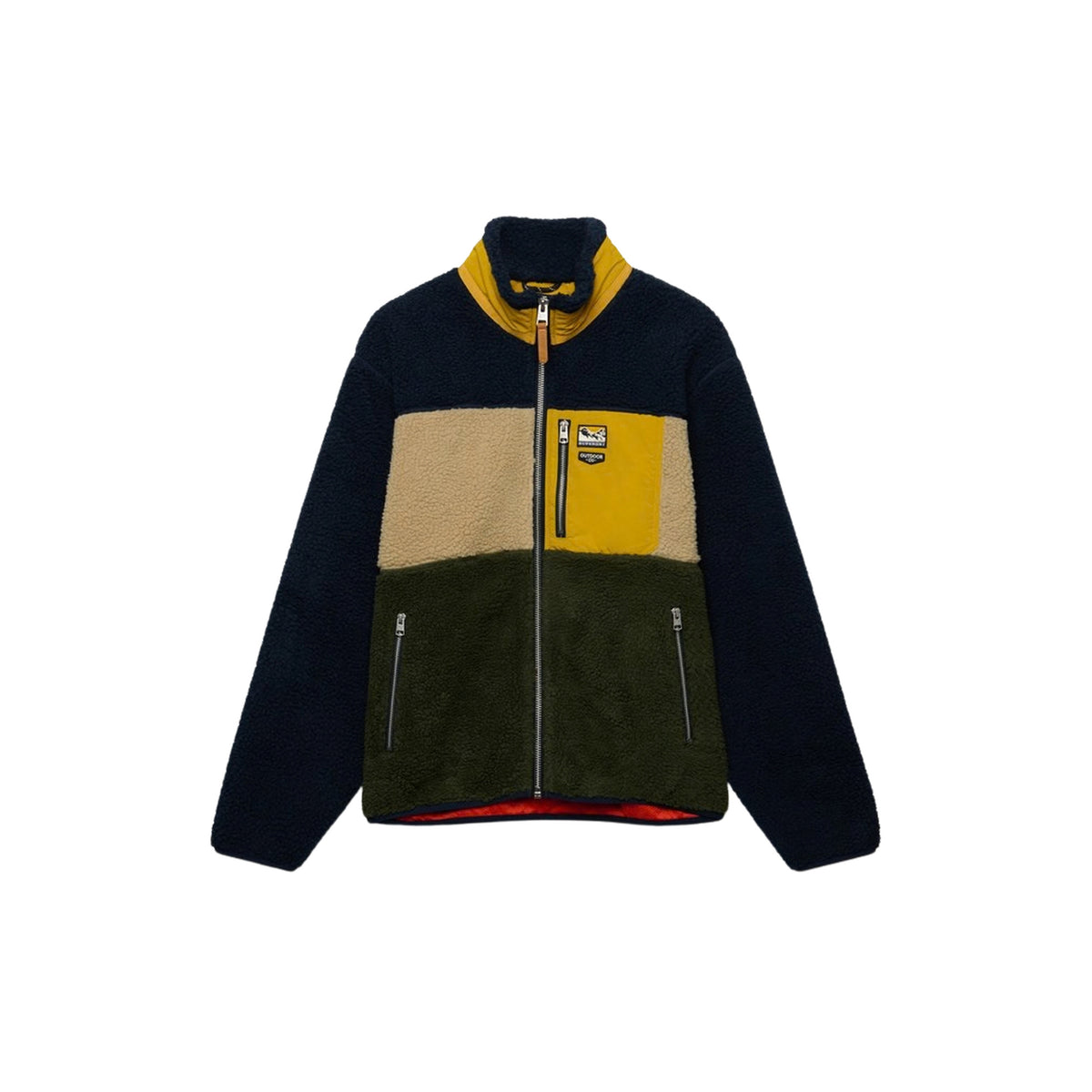 SUPERDRY COLOUR BLOCK RETRO FLEECE - seconda immagine
