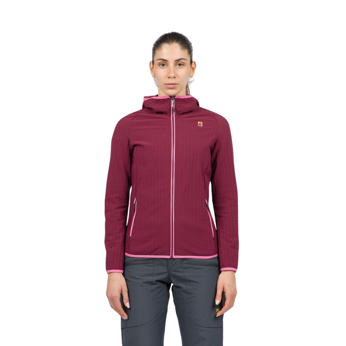 KARPOS MARMOLADA EVO HOODIE W FL - Bordeaux - immagine principale
