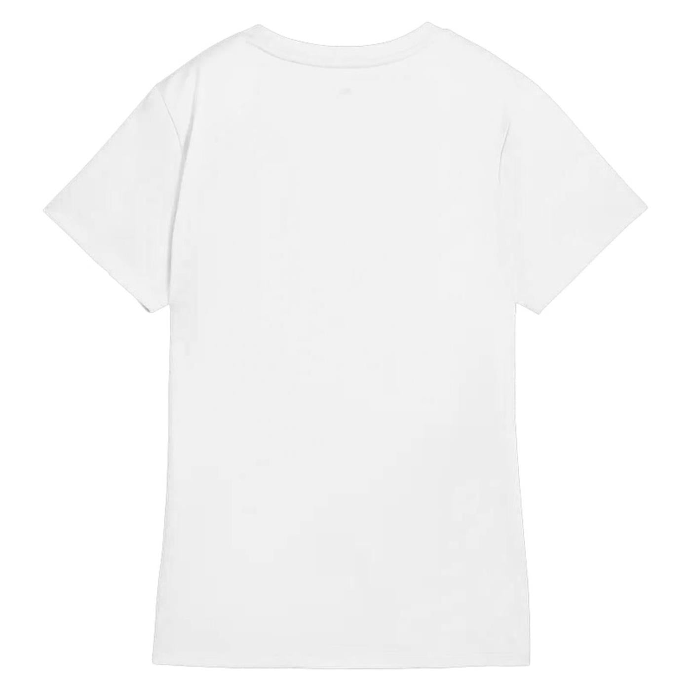 PUMA W ESSENTIAL CF LOGO TEE - Bianco - vista 2
