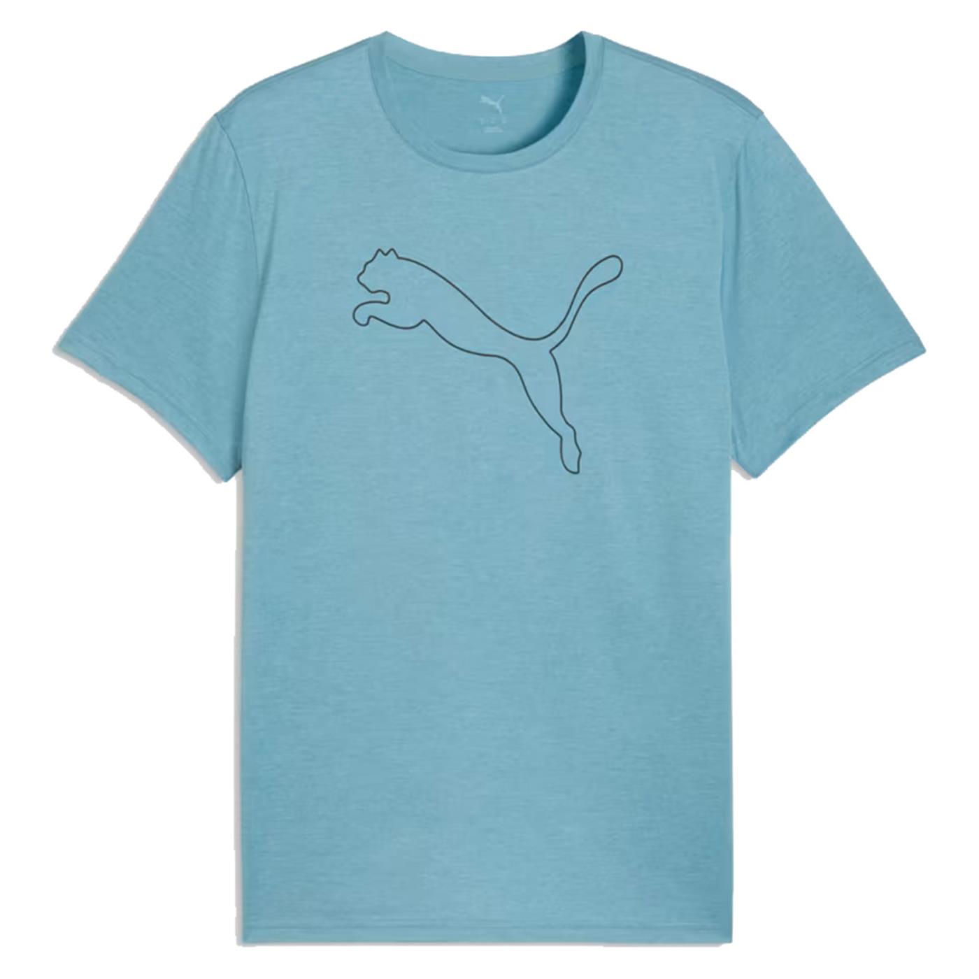 PUMA HEATHER CAT TEE - Azzurro - immagine principale