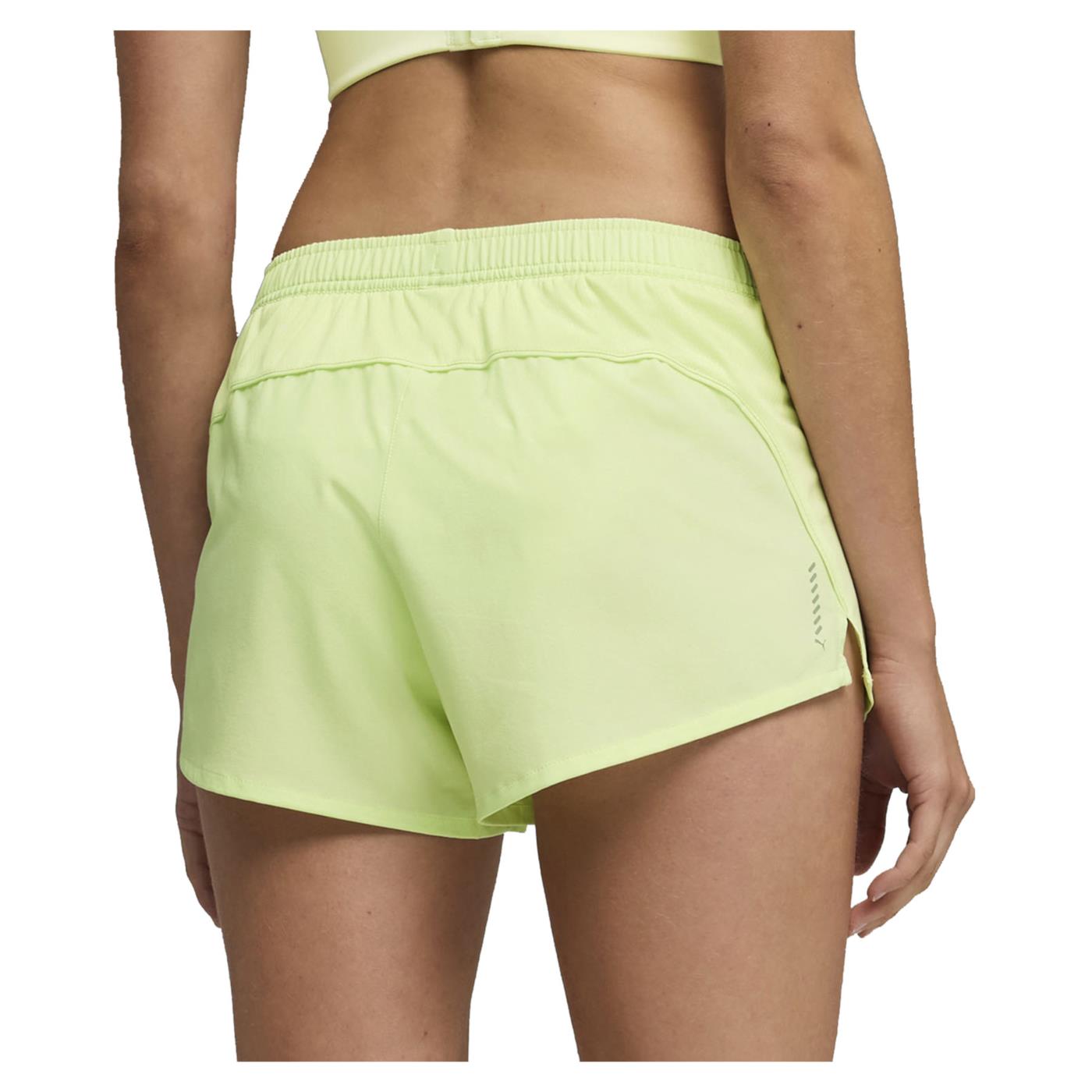 PUMA W RUN VELOCITY 3 SHORT - Giallo - vista 2