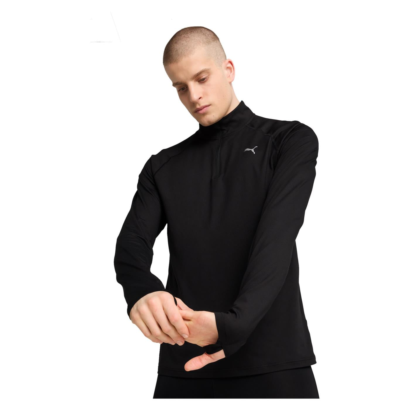 PUMA RUN VELOTY HALF ZIP LS