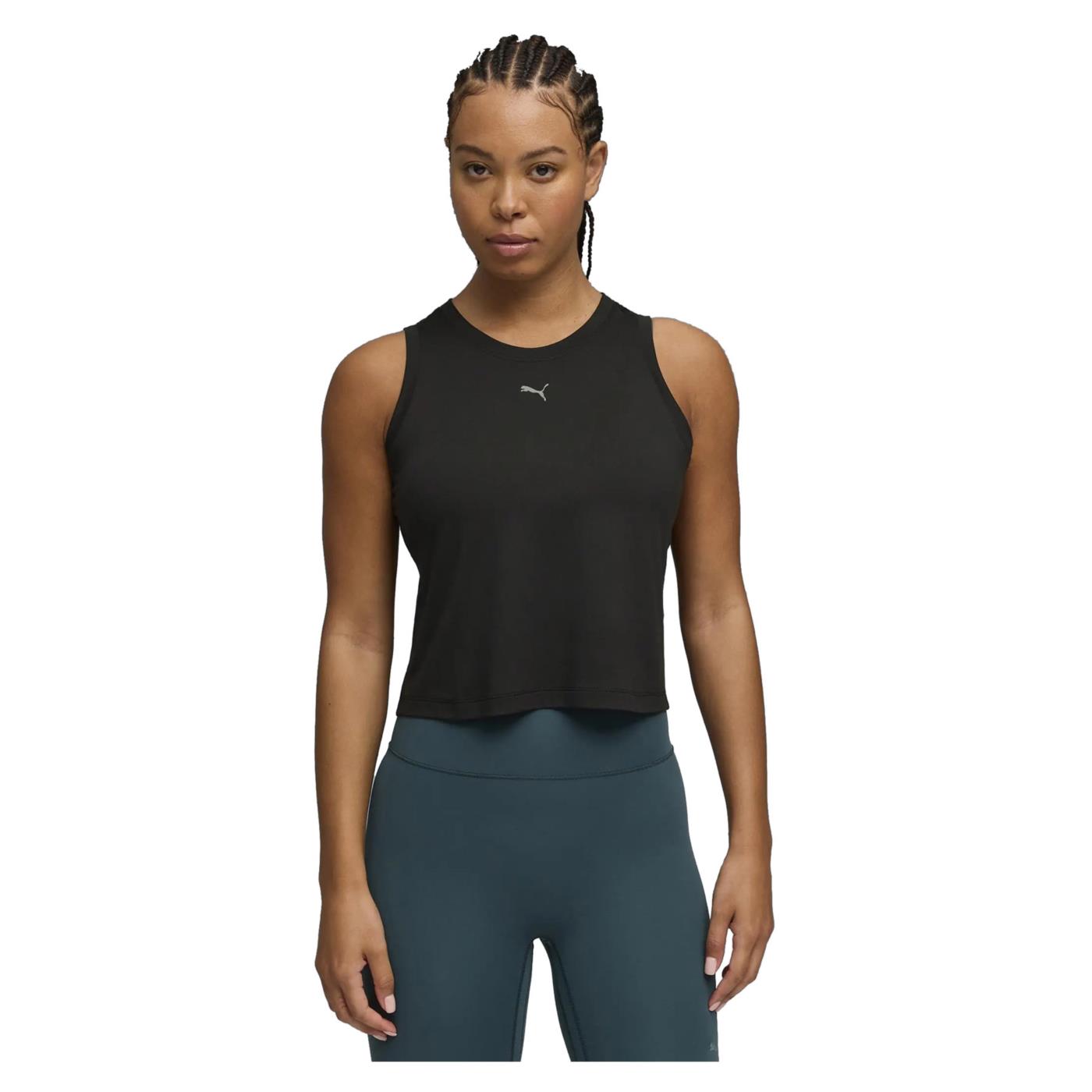 PUMA CLOUDSPUN SLEEVELESS TANK - Nero - immagine principale