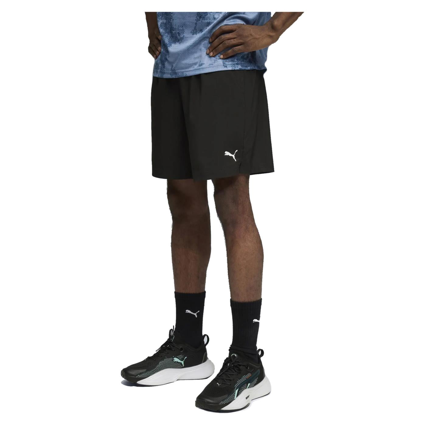 PUMA WOVEN POCKET 7 SHORT - Nero - immagine principale