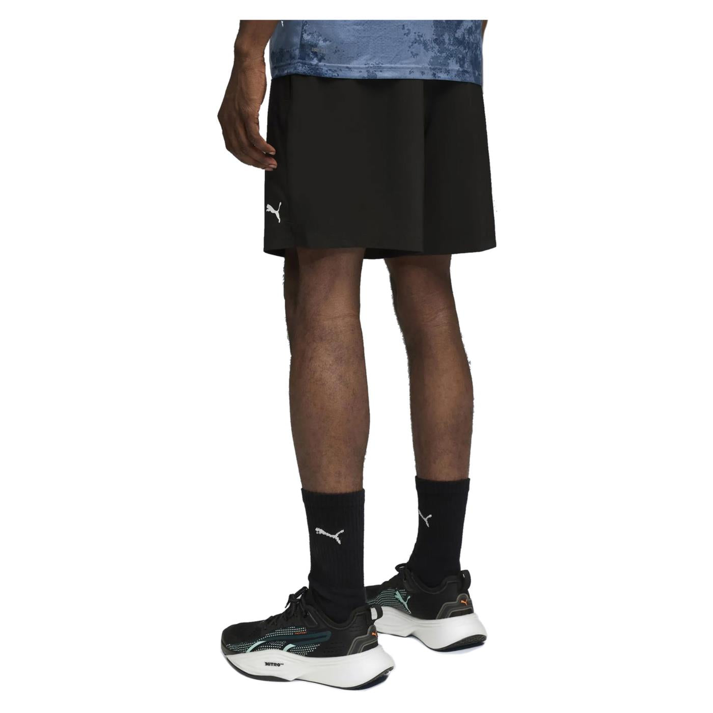 PUMA WOVEN POCKET 7 SHORT - Nero - vista 2