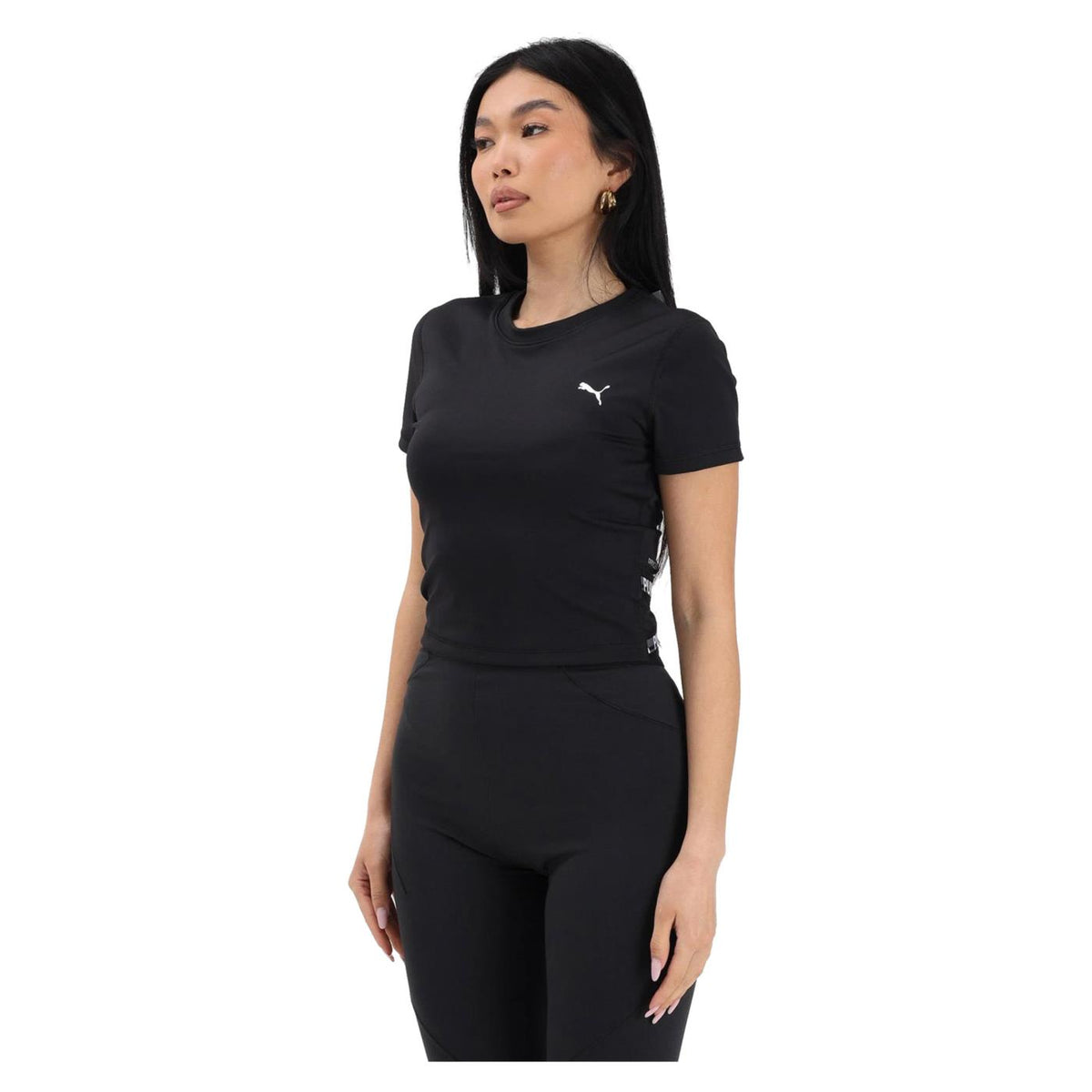 PUMA W STRONG CROSS BACK TEE