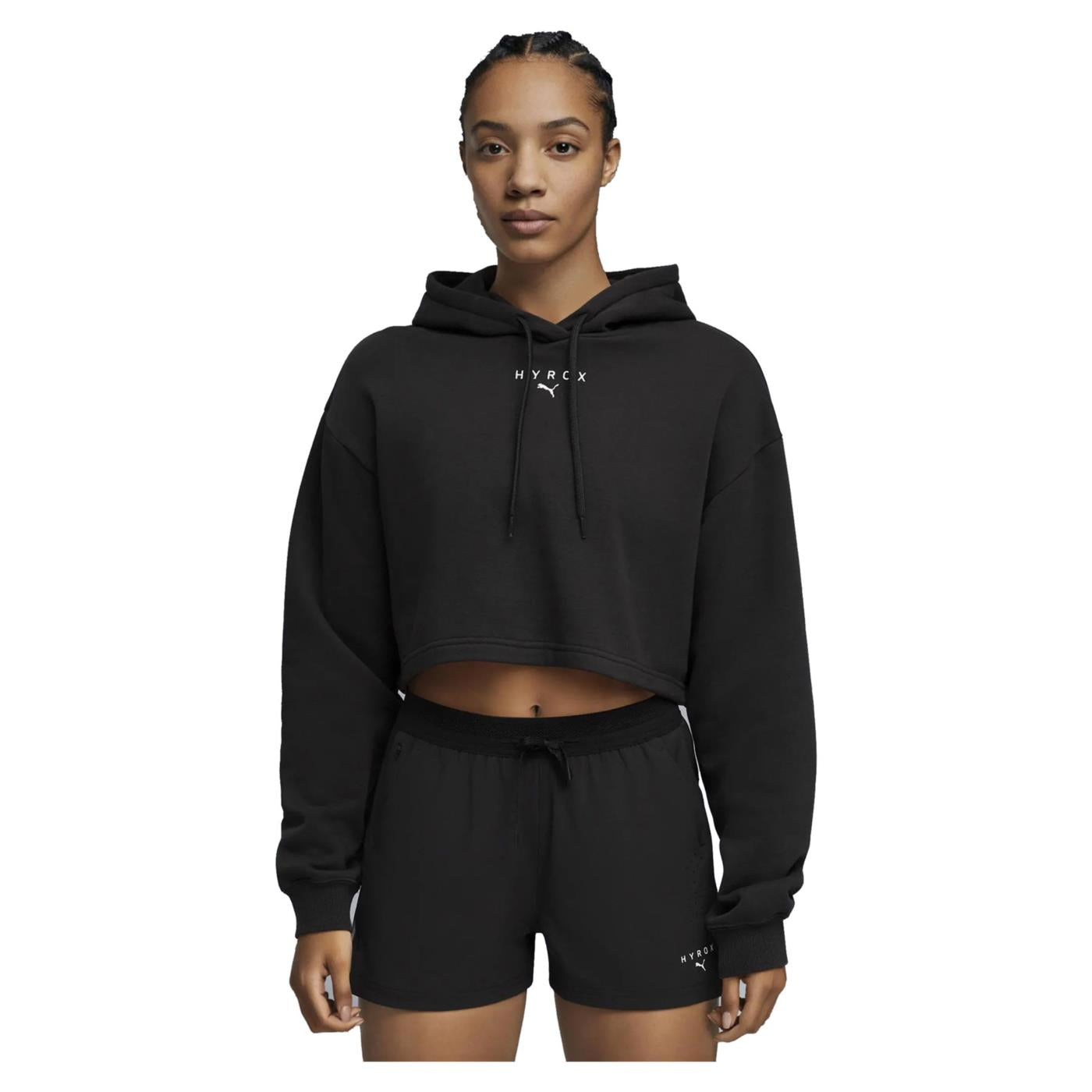 PUMA W HYROX HEAVYWEIGHT HOODY - Nero - immagine principale